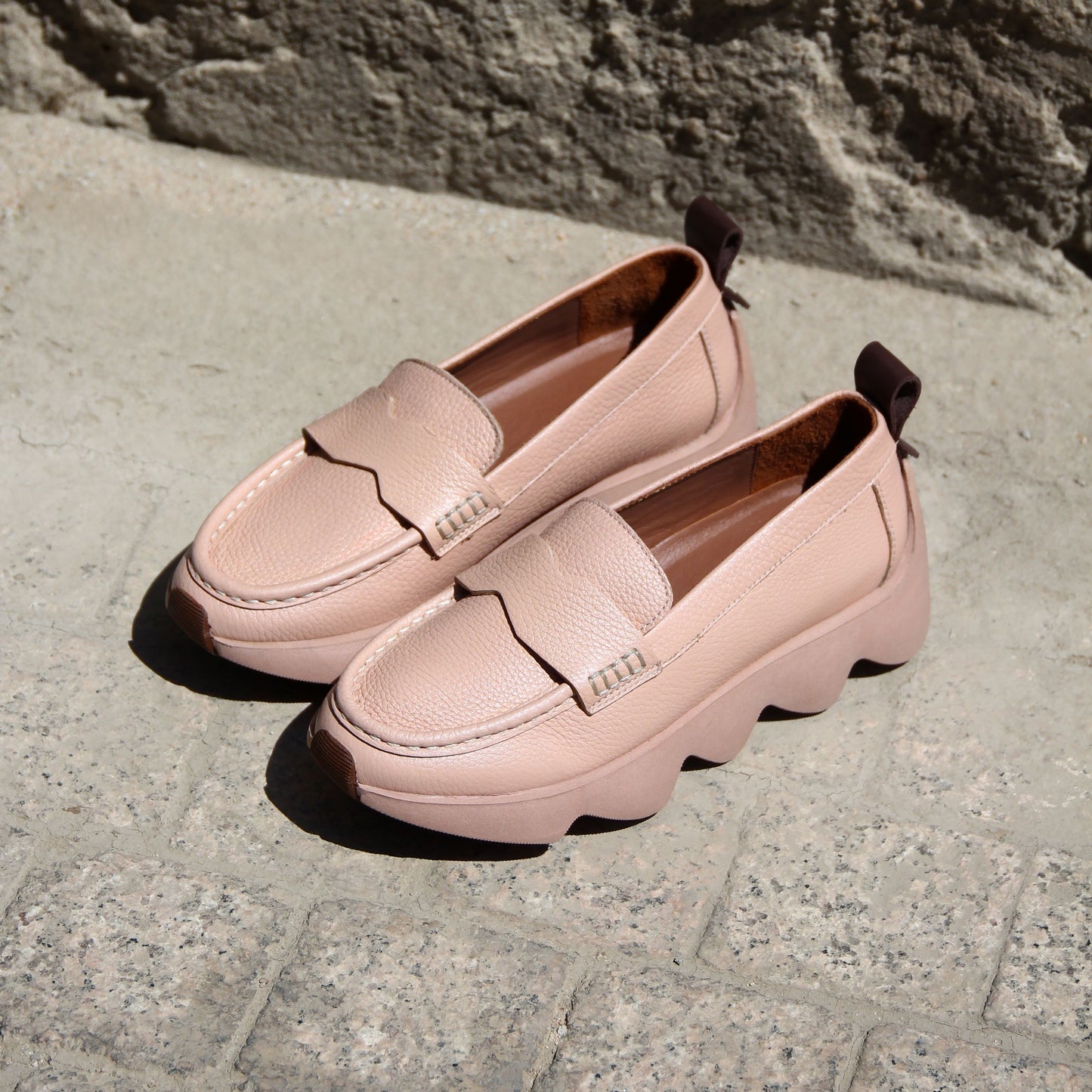 Dahlia nude loafer