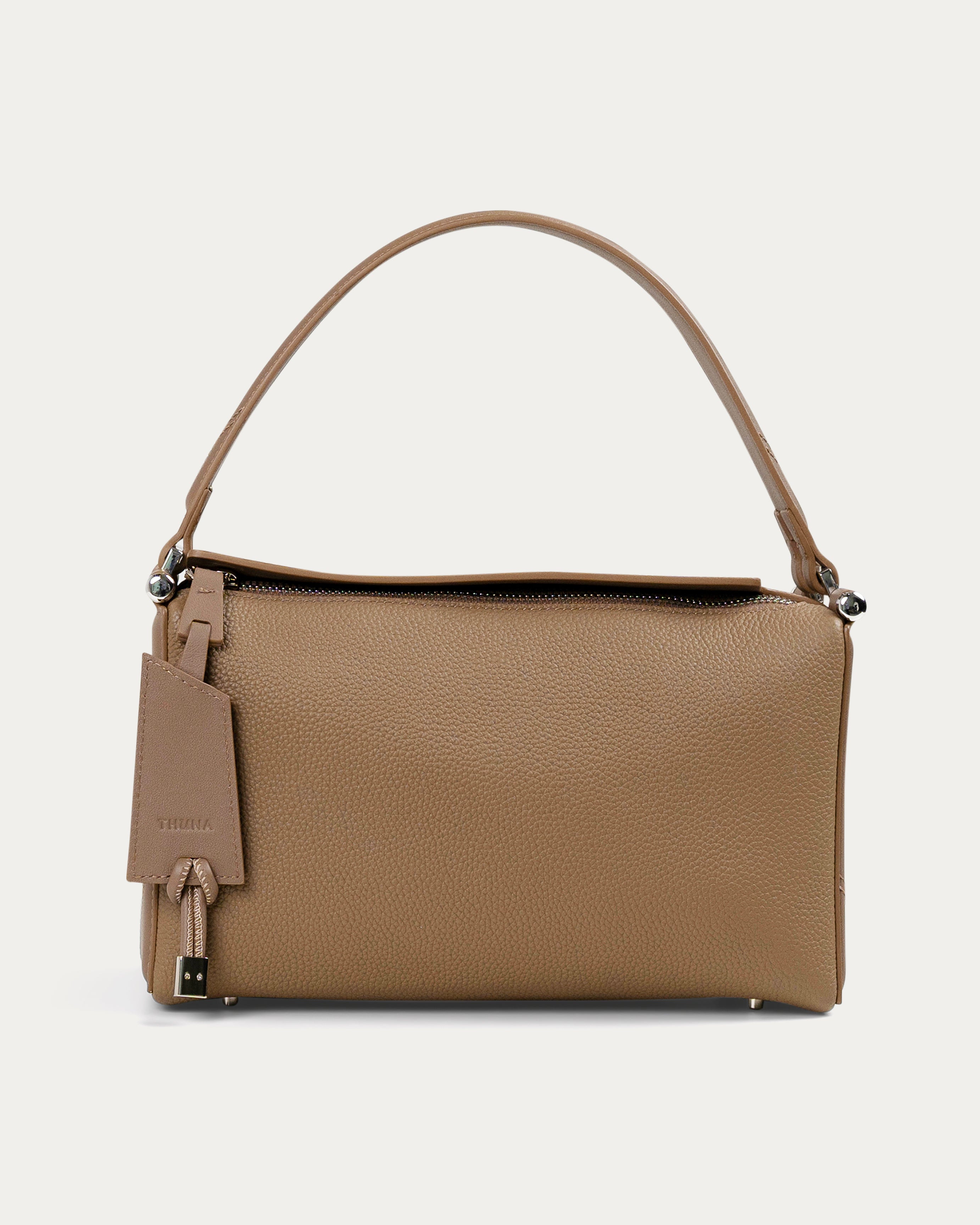 Isla taupe handbag -Kuwait bags- THUNA bags