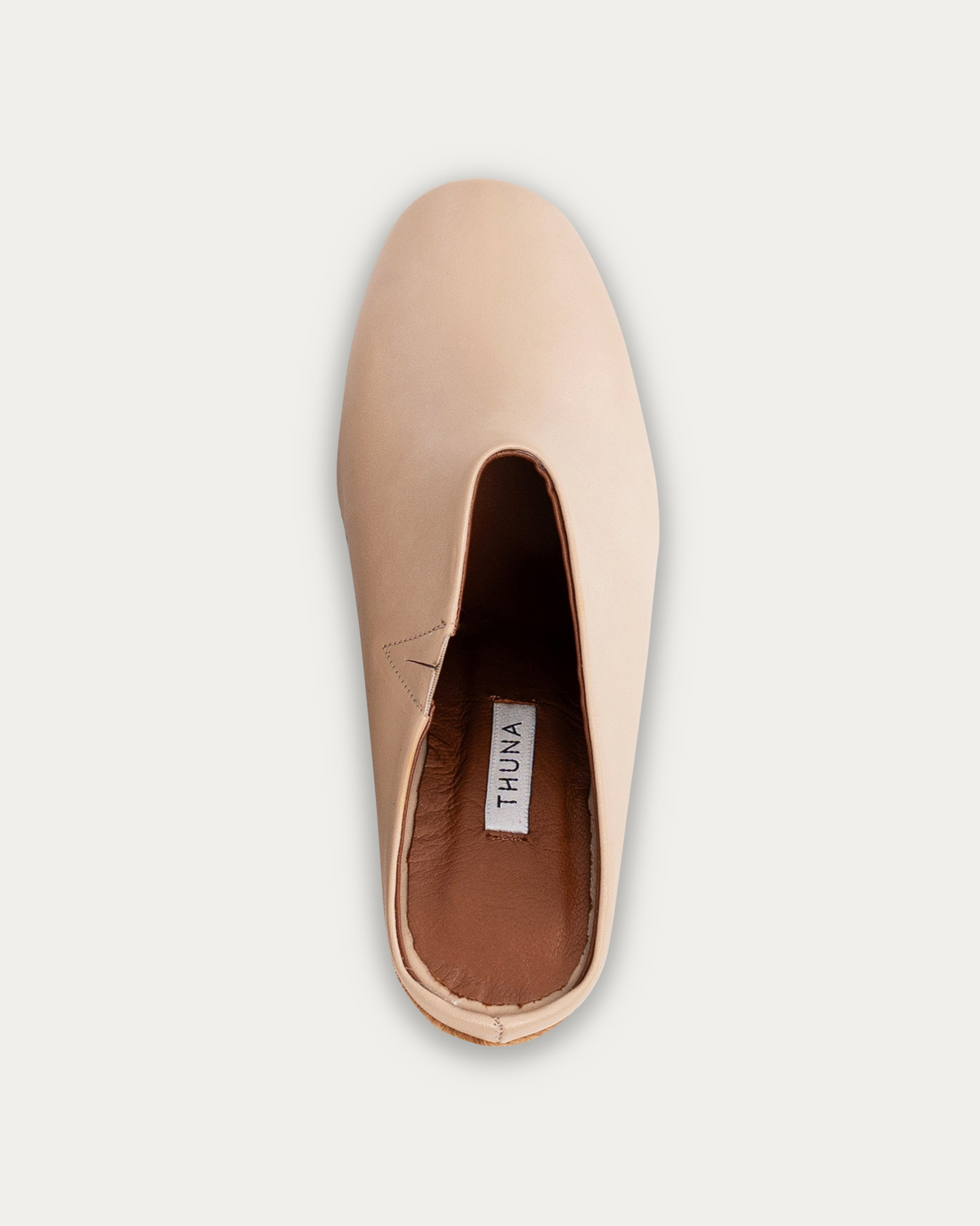 Nima cream heel - THUNA