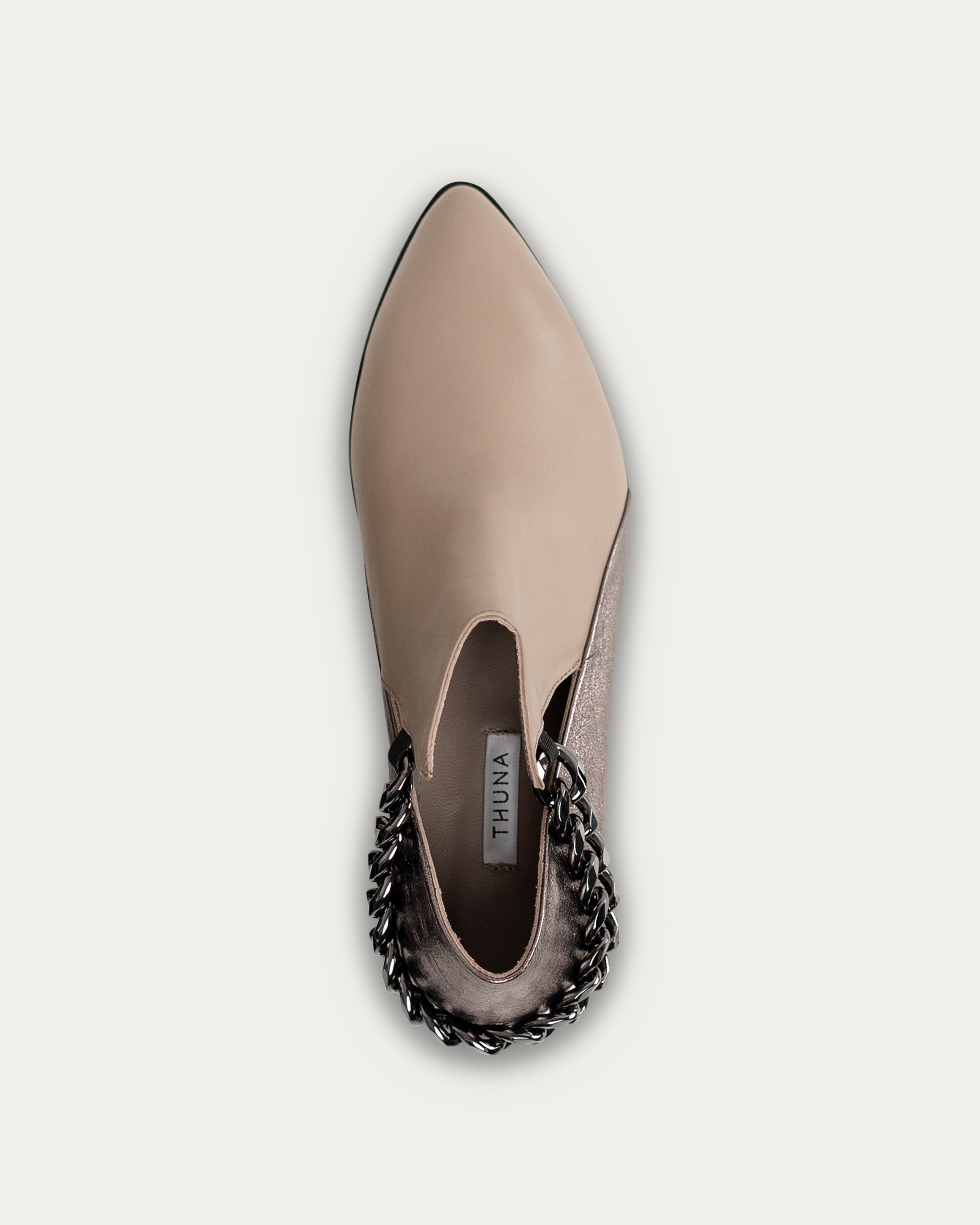 Solene beige boot - THUNA
