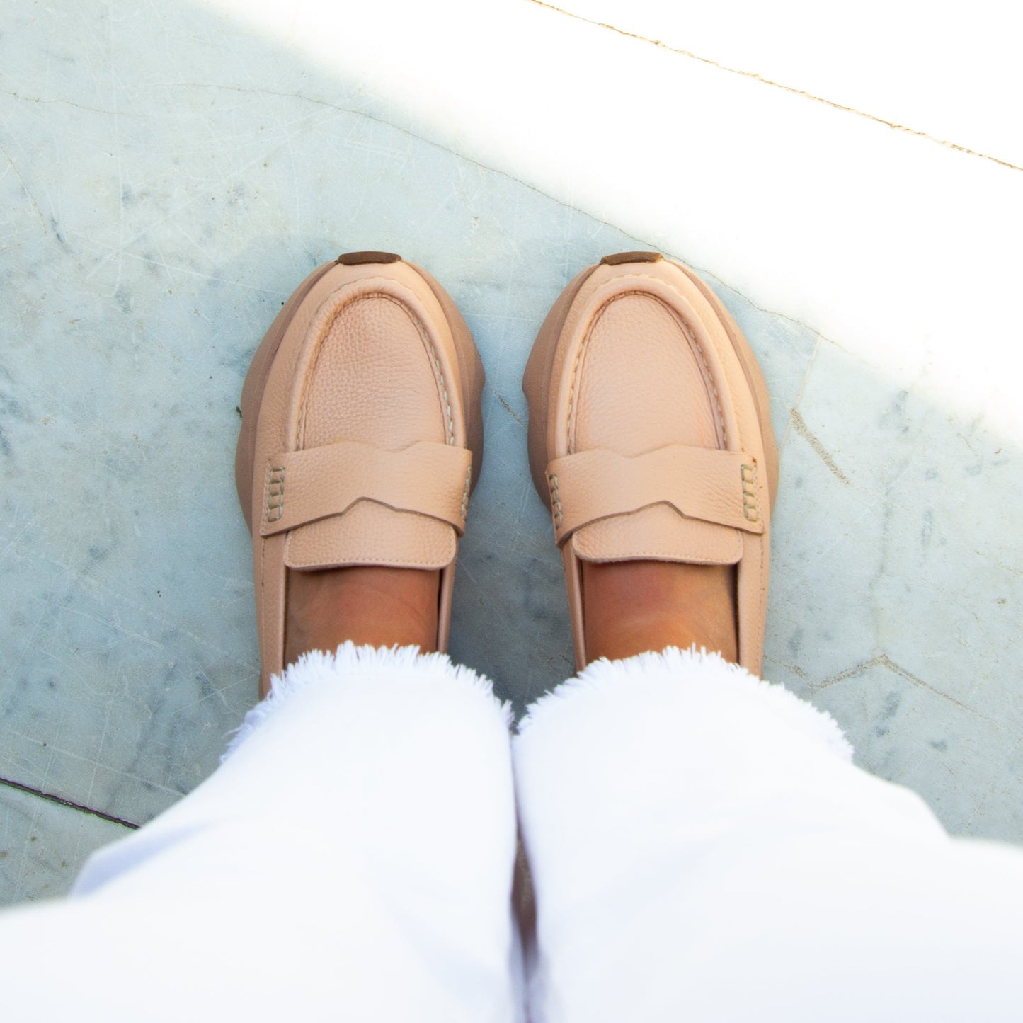 Dahlia nude loafer