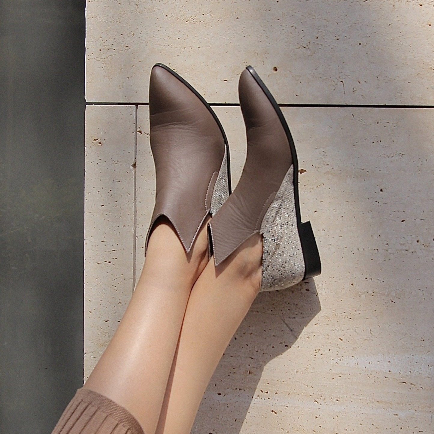 Sadeem grey boot