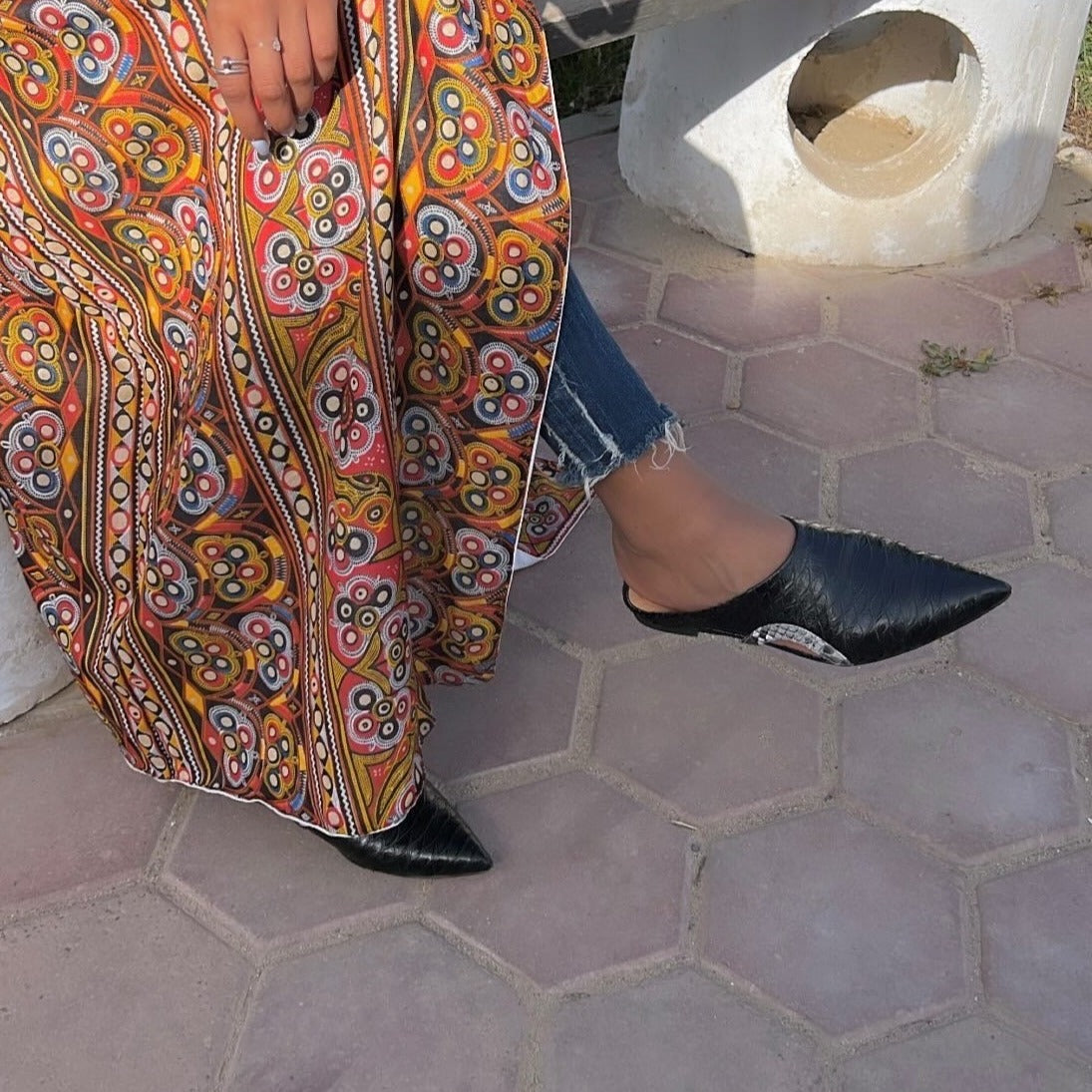 Mamba black mule