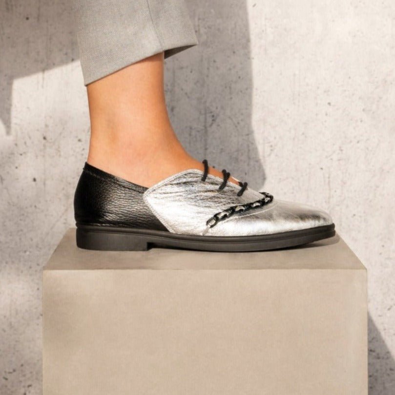 Dora silver oxford - THUNA