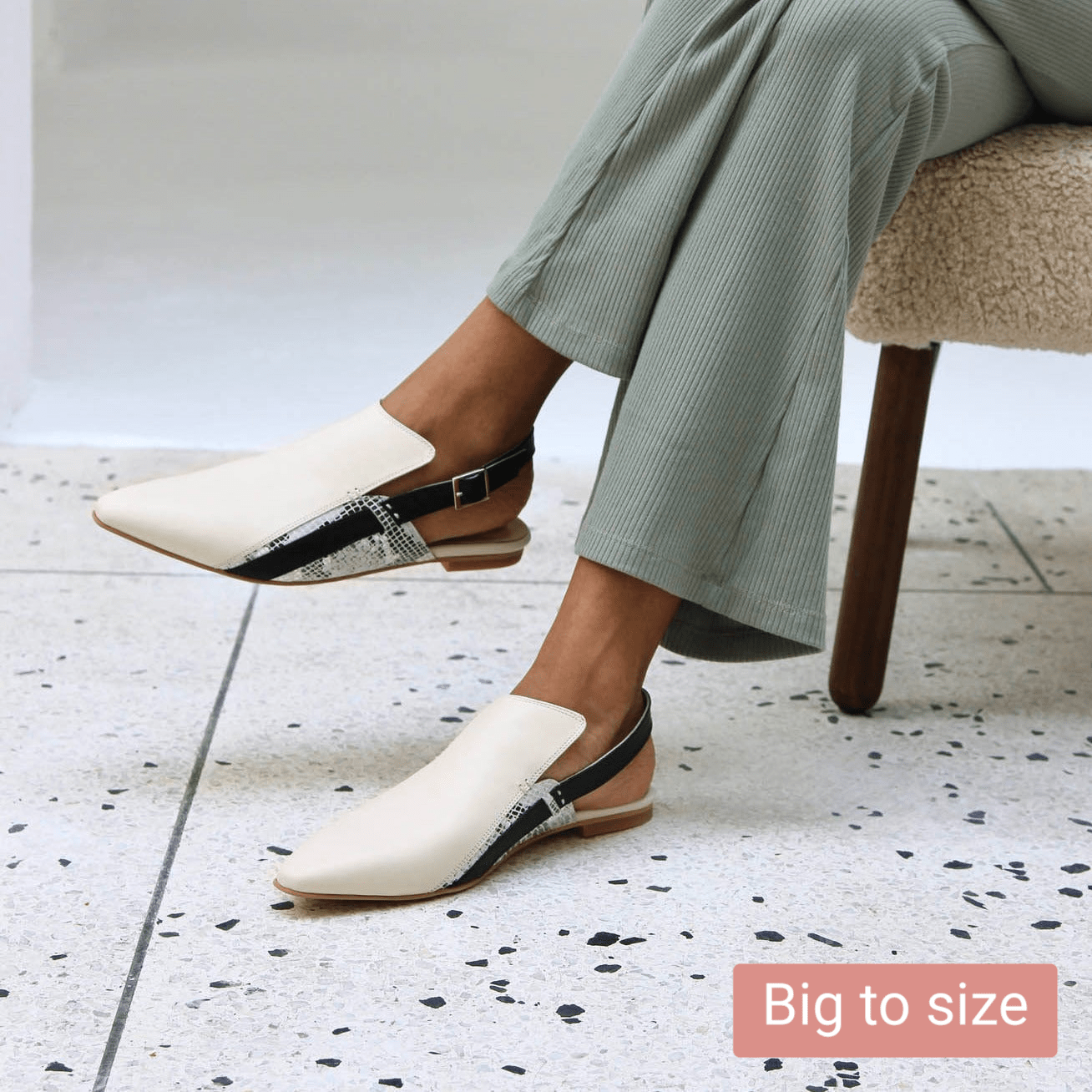 Sadan cream sandal - Shoes - THUNA