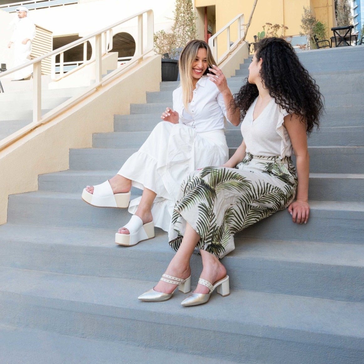 Sahara white platform - platform - THUNA