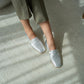 Amber silver loafer