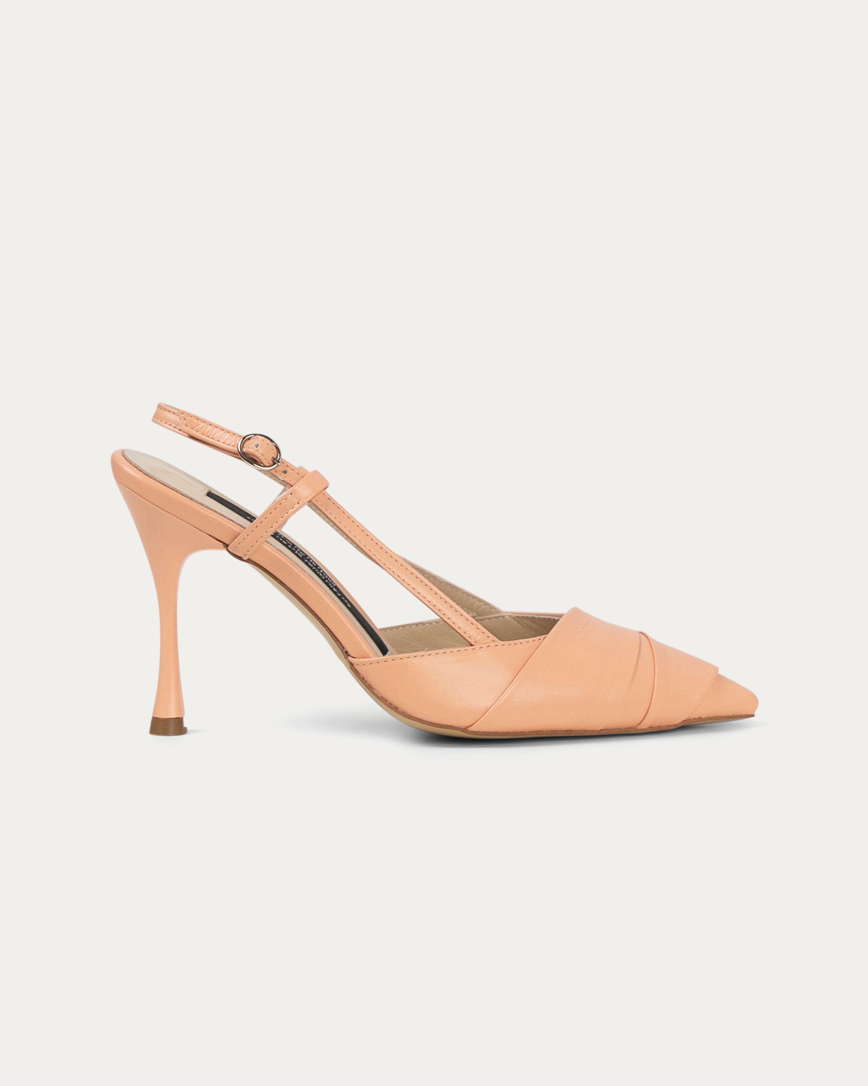 Aaliyah salmon heel - THUNA