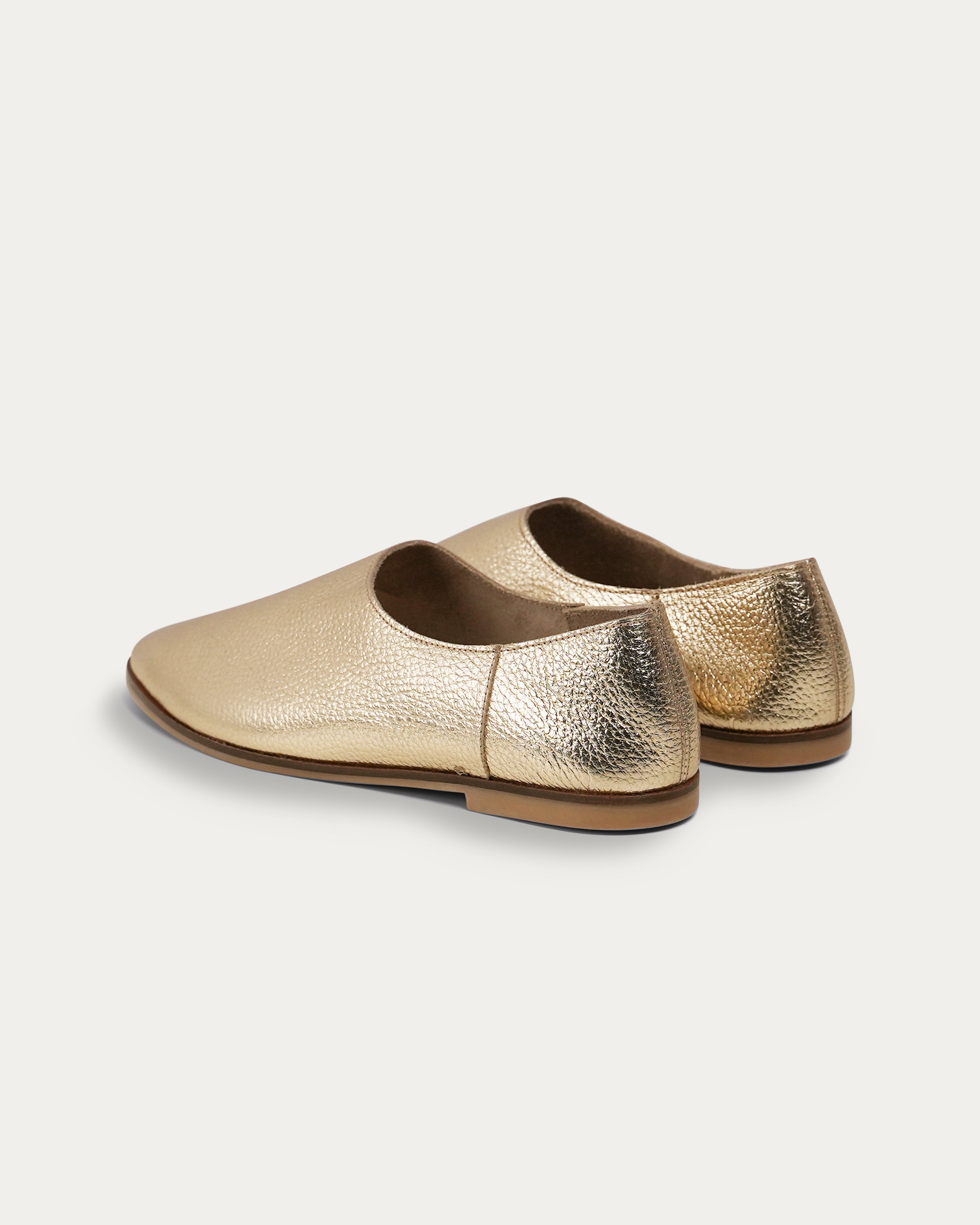 Adeela gold loafer - Loafers - THUNA