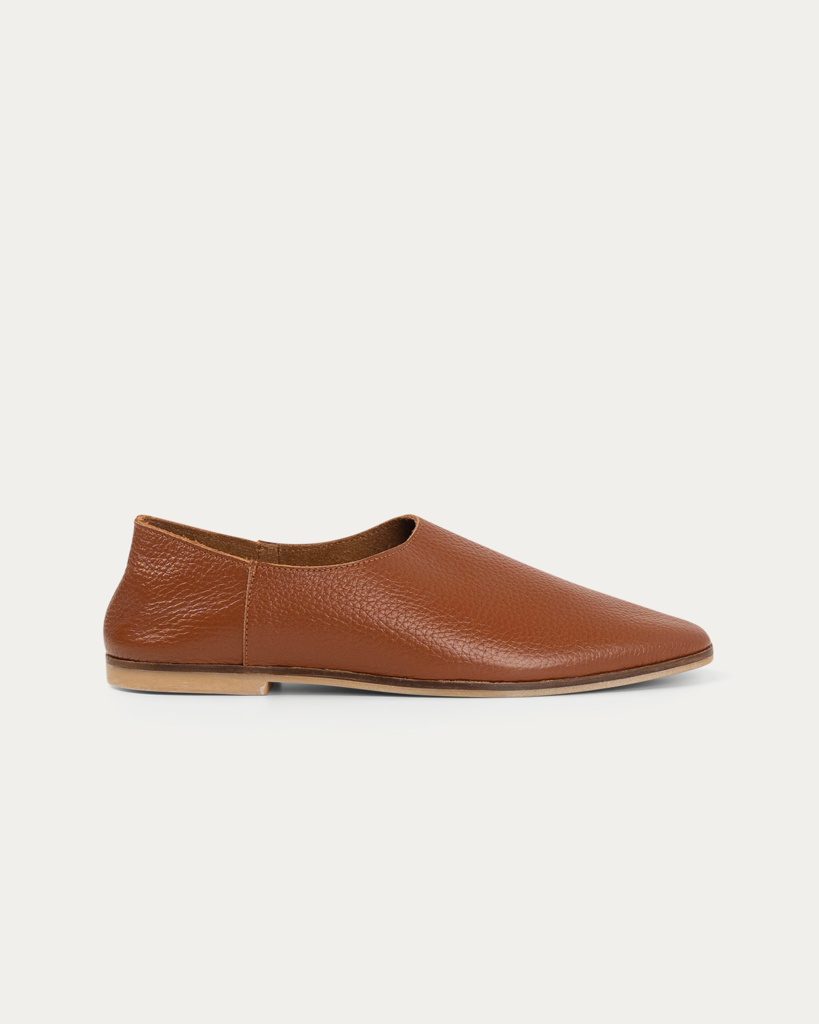 Adeela tan loafer - THUNA