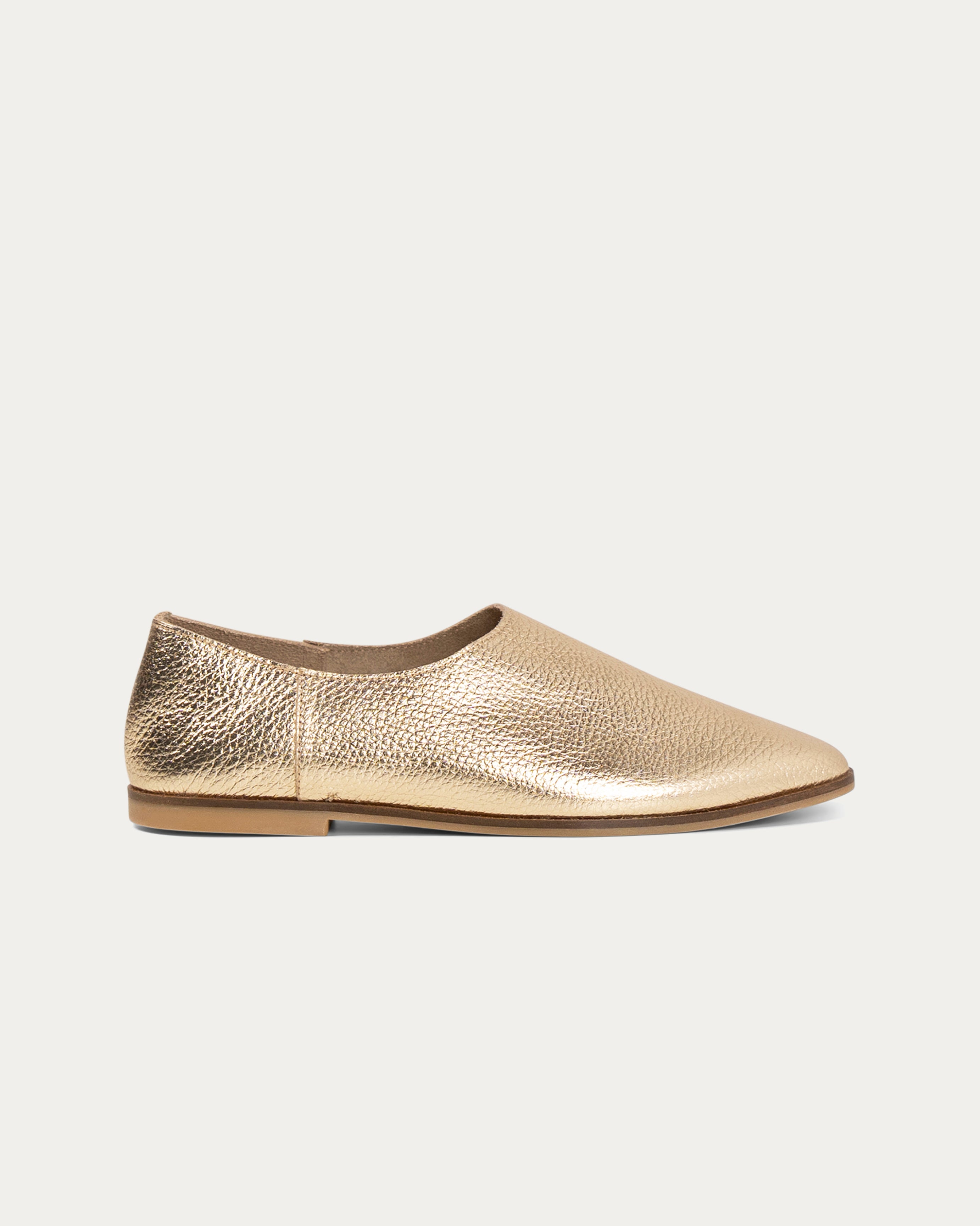 Adeela gold loafer