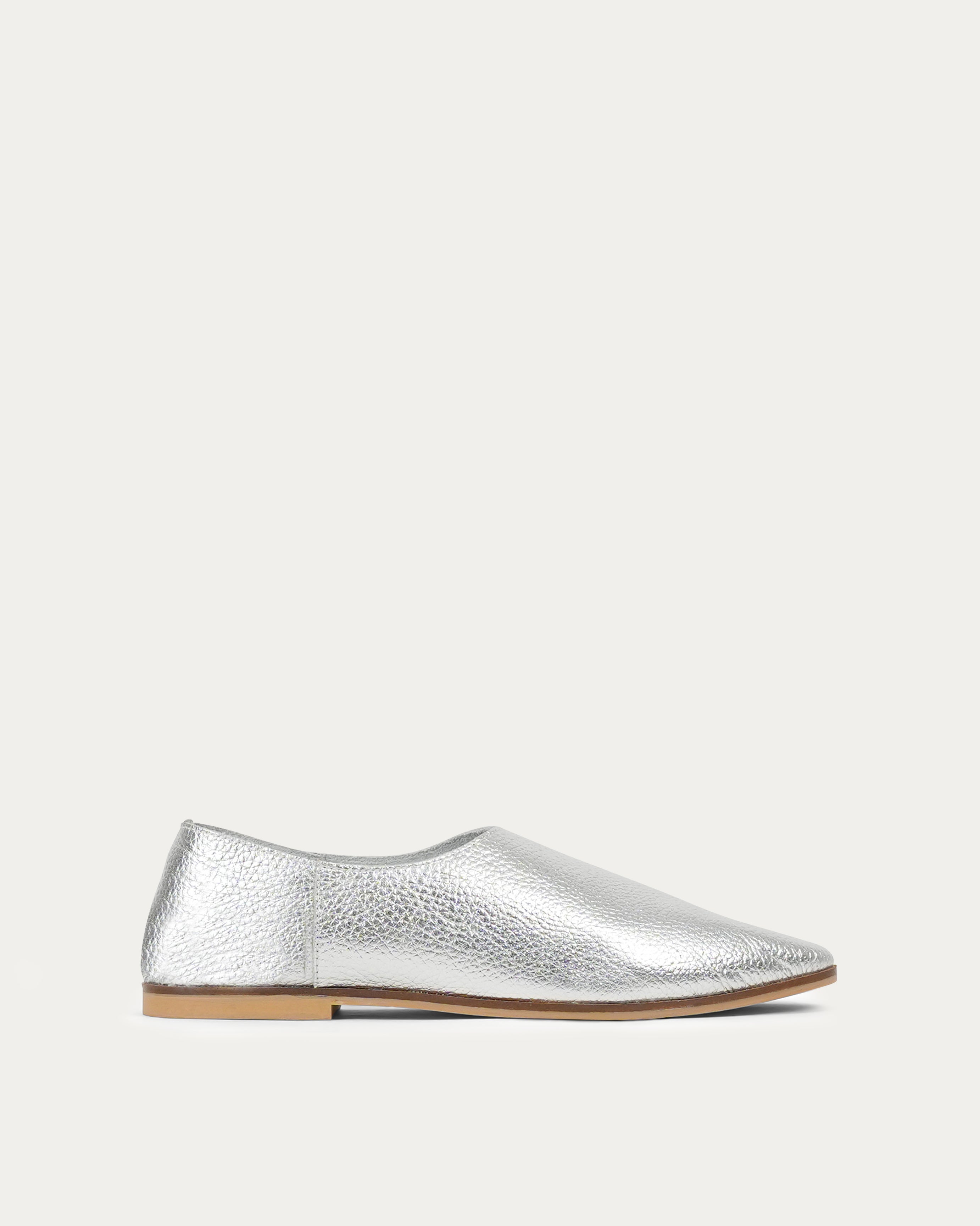 Adeela silver loafer