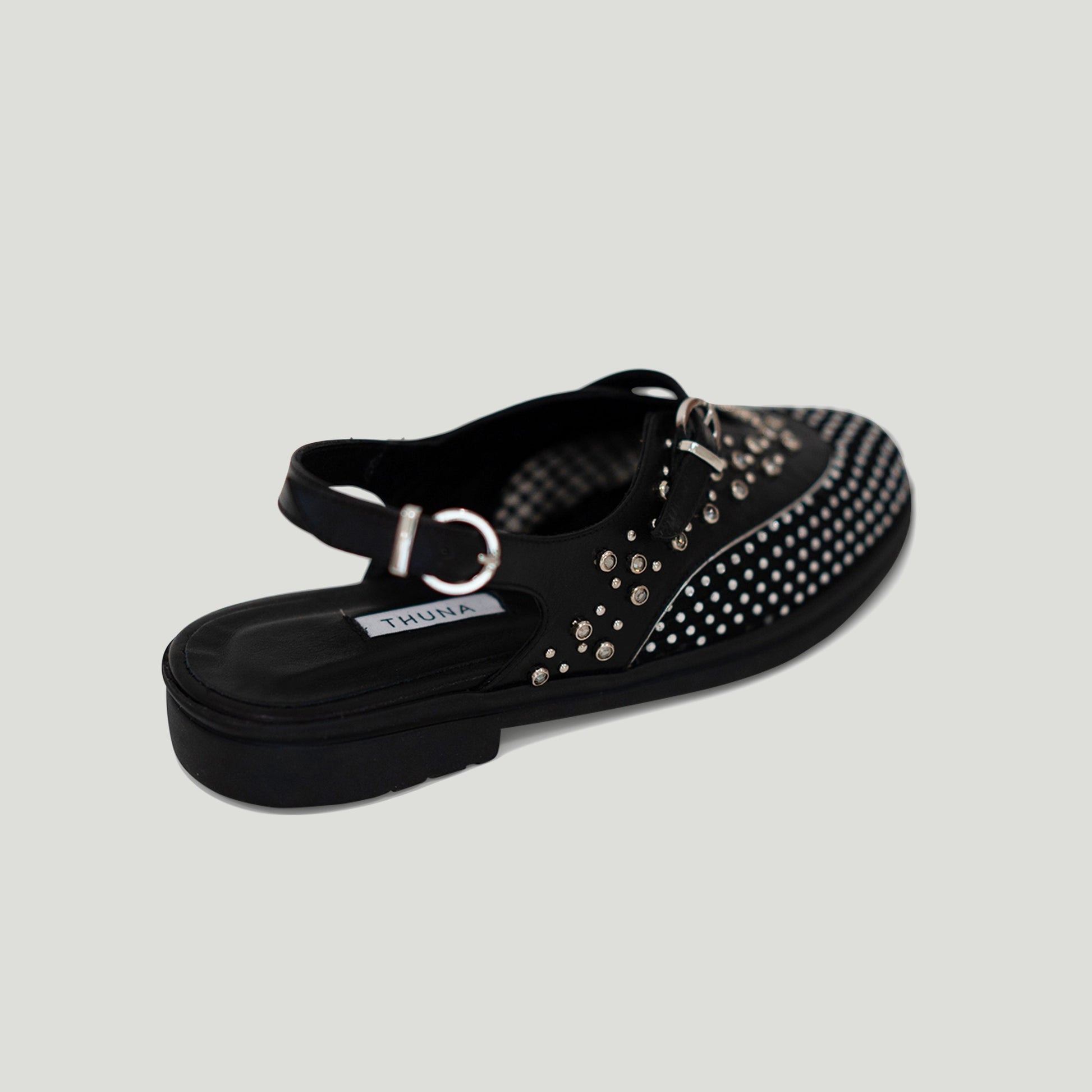 Allura black sandal- Summer nights collection -  kuwait- Ksa- shoes