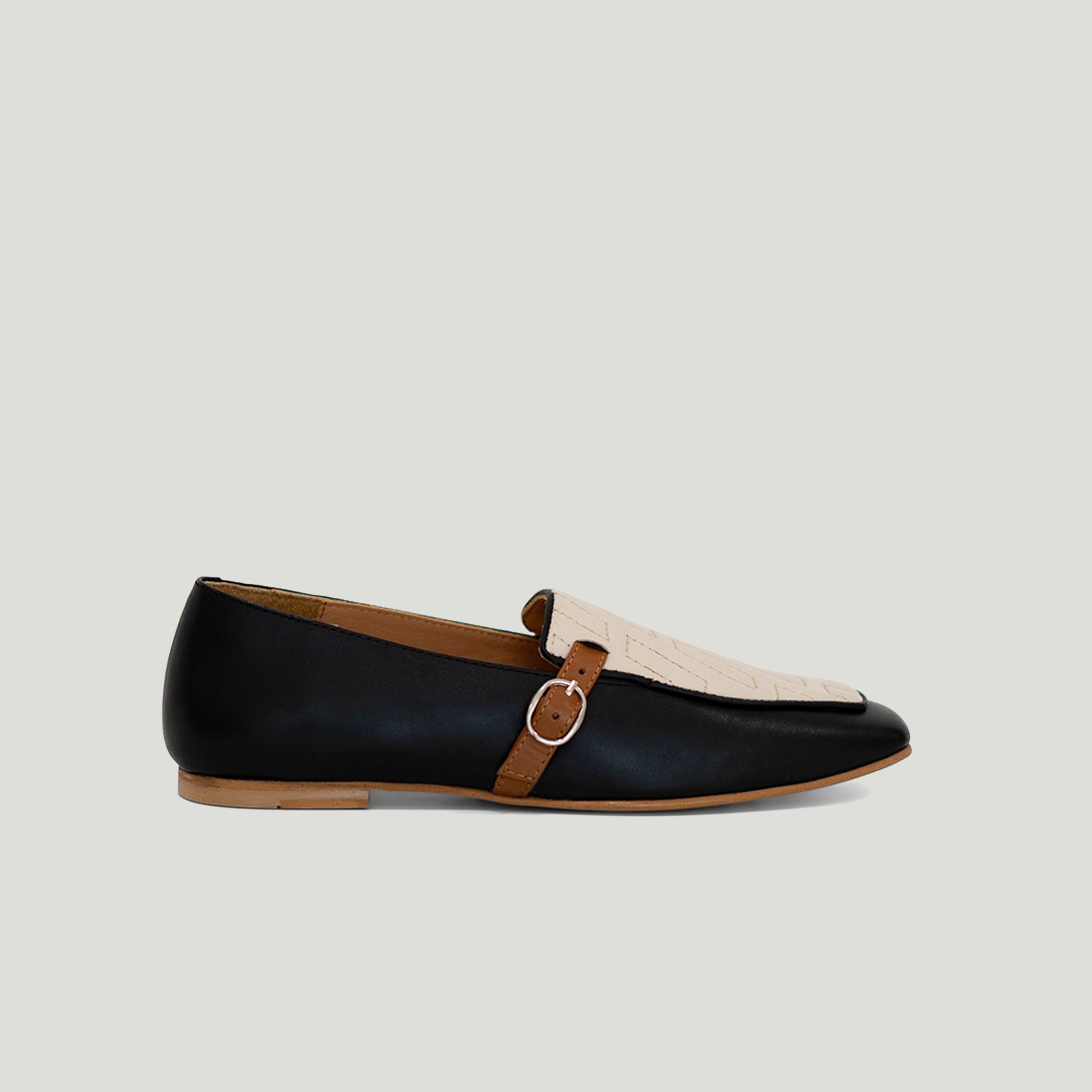 Amber black loafer - Summer nights collection -  kuwait- Ksa- shoes