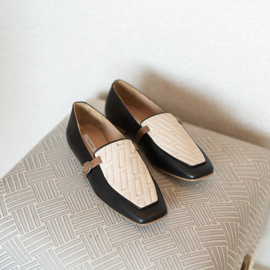 Amber black loafer - Summer nights collection -  kuwait- Ksa- shoes