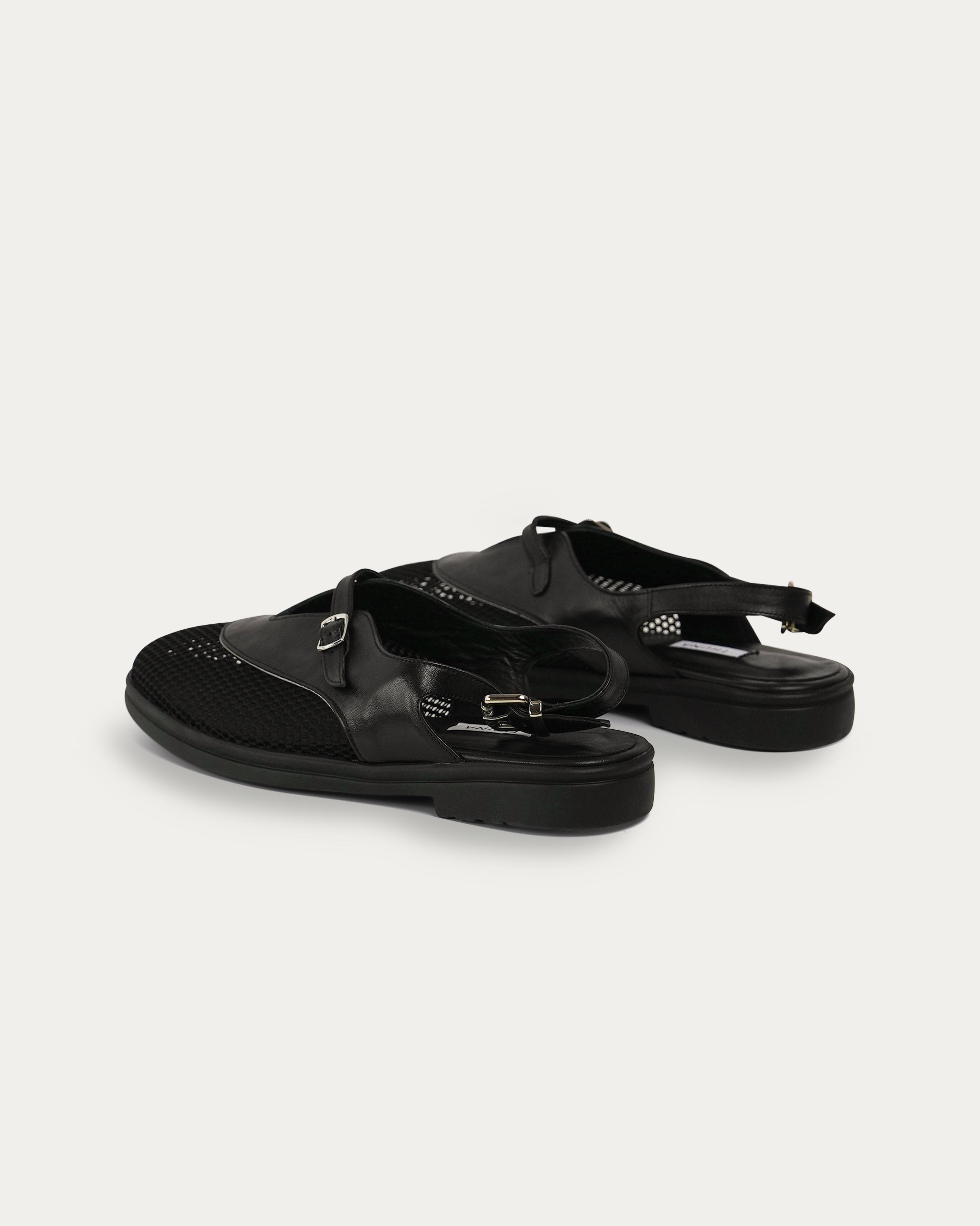 Aurora black sandal