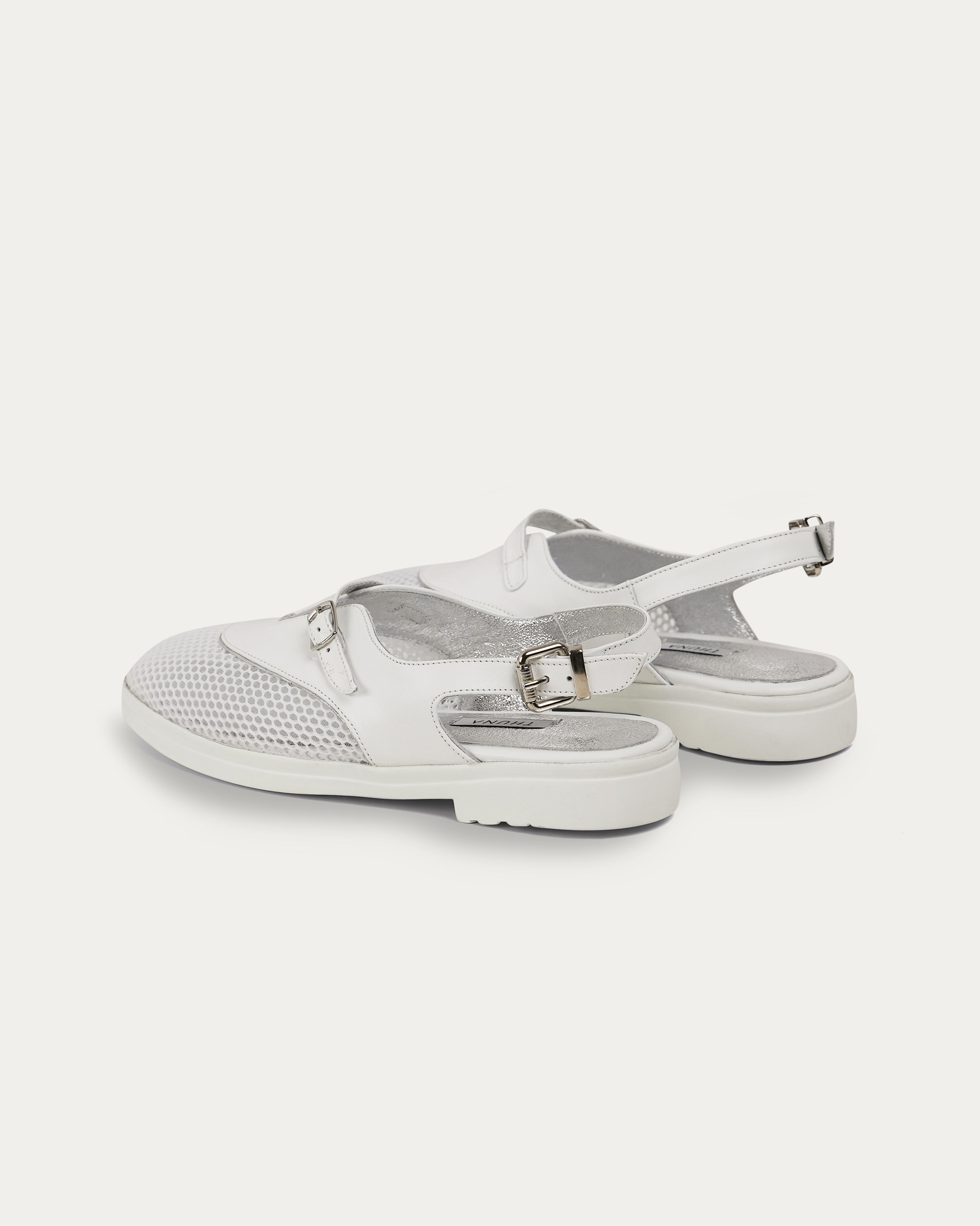 Aurora white sandal - THUNA