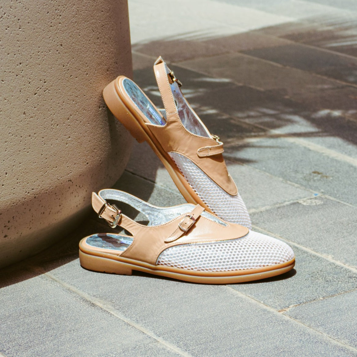 Aurora beige sandal - THUNA