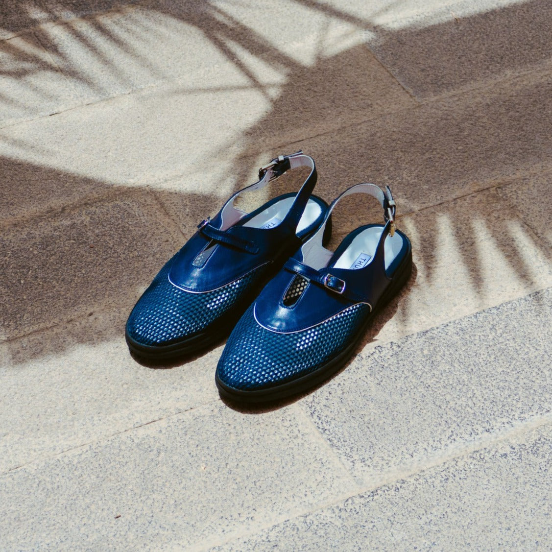 Aurora blue sandal - sandal- kuwait- ksa- shoes