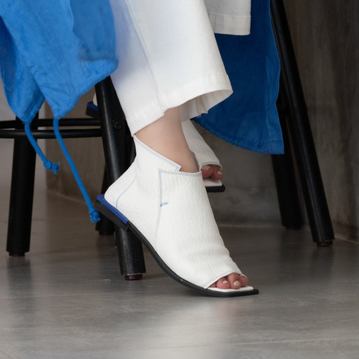 Bana white sandal - sandal- kuwait- ksa- shoes