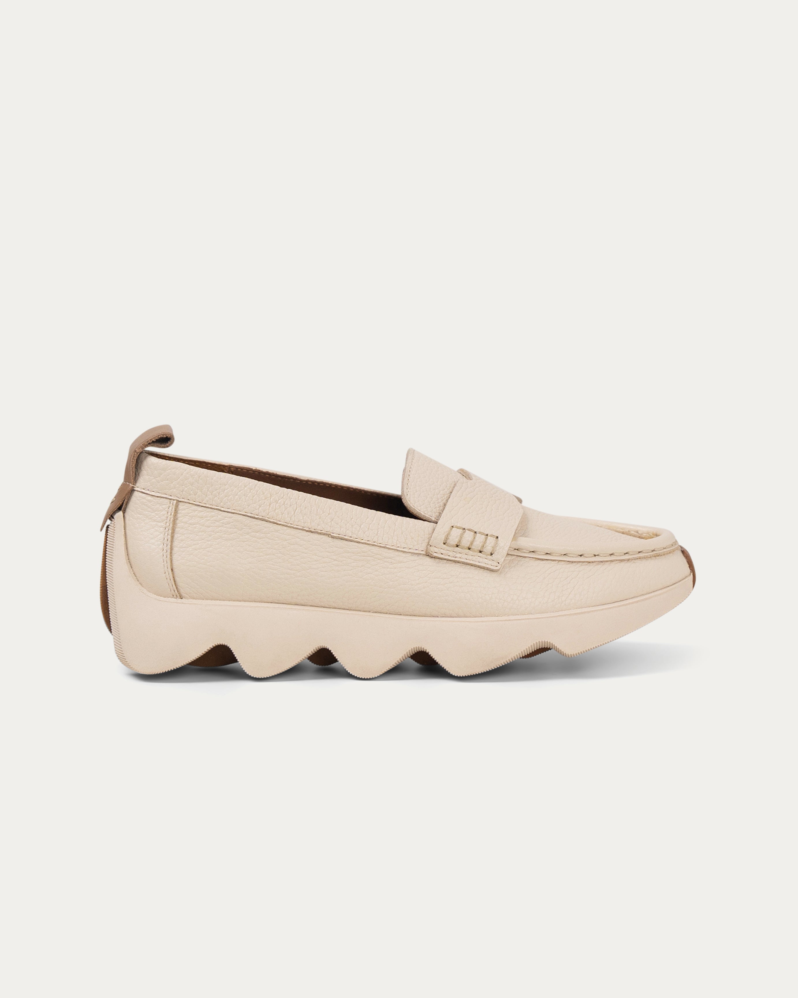 Dahlia cream loafer - THUNA