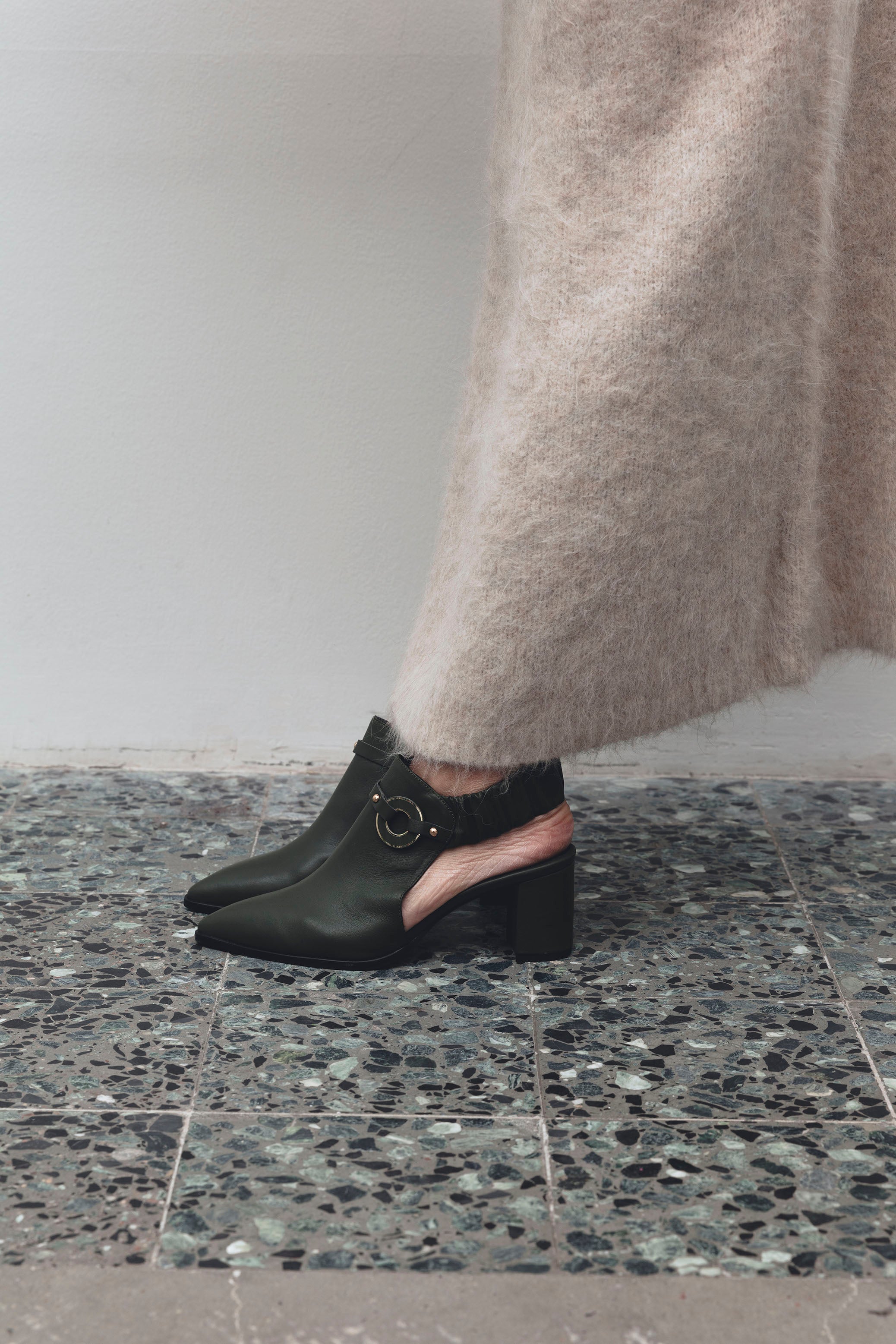 Fonda IV green heel