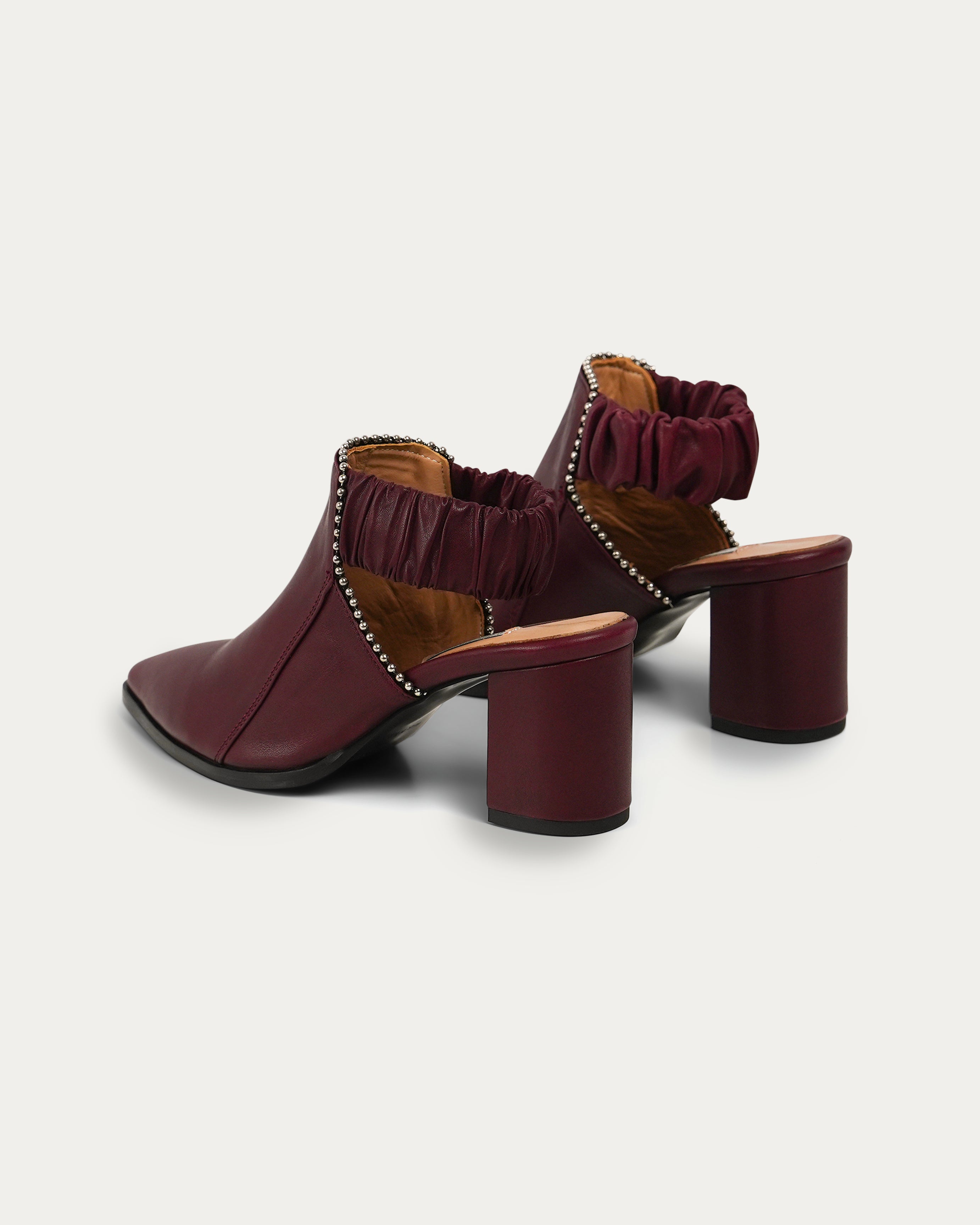 Fonda bordeaux heel - Shoes - THUNA