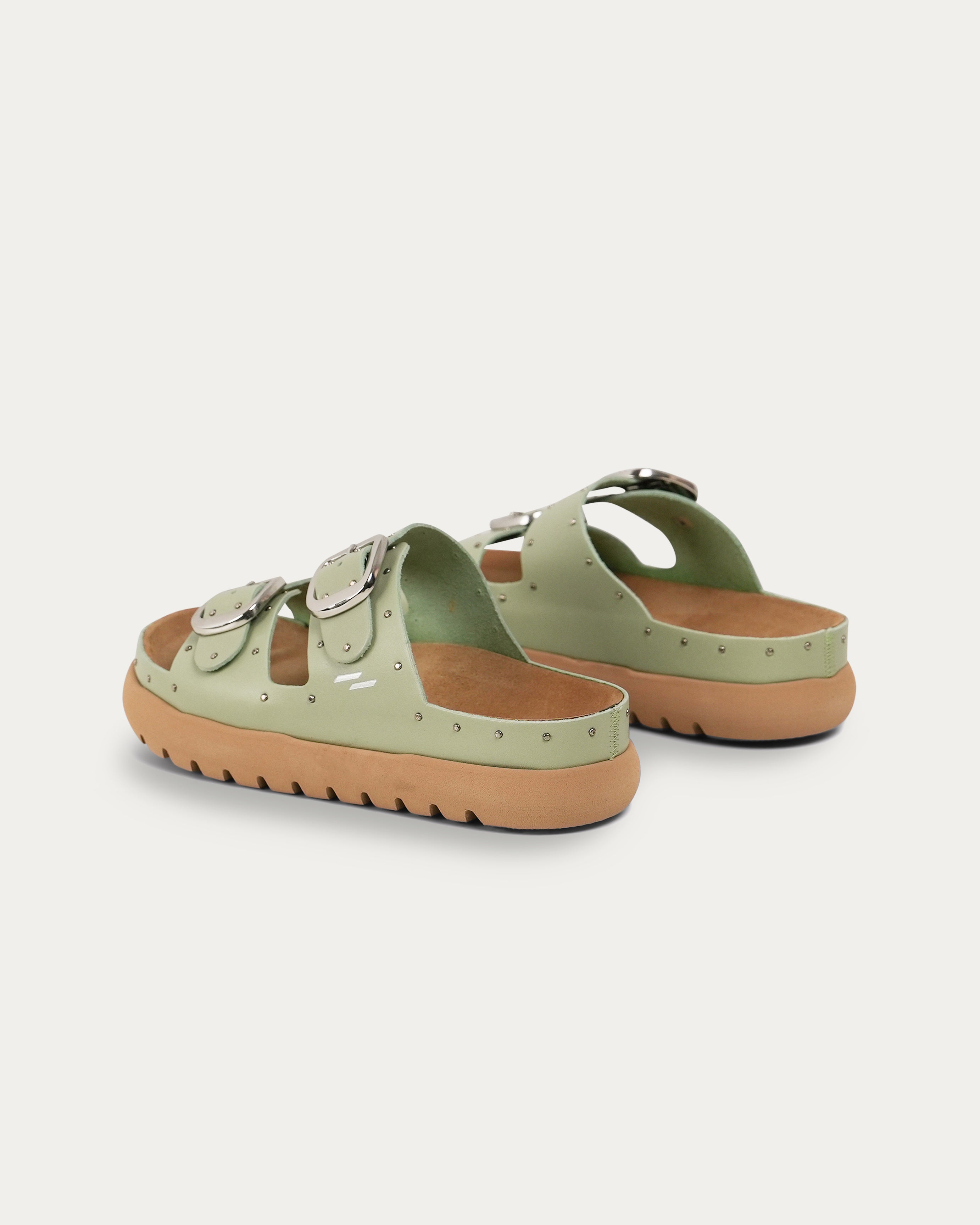 Gaia olive slipper