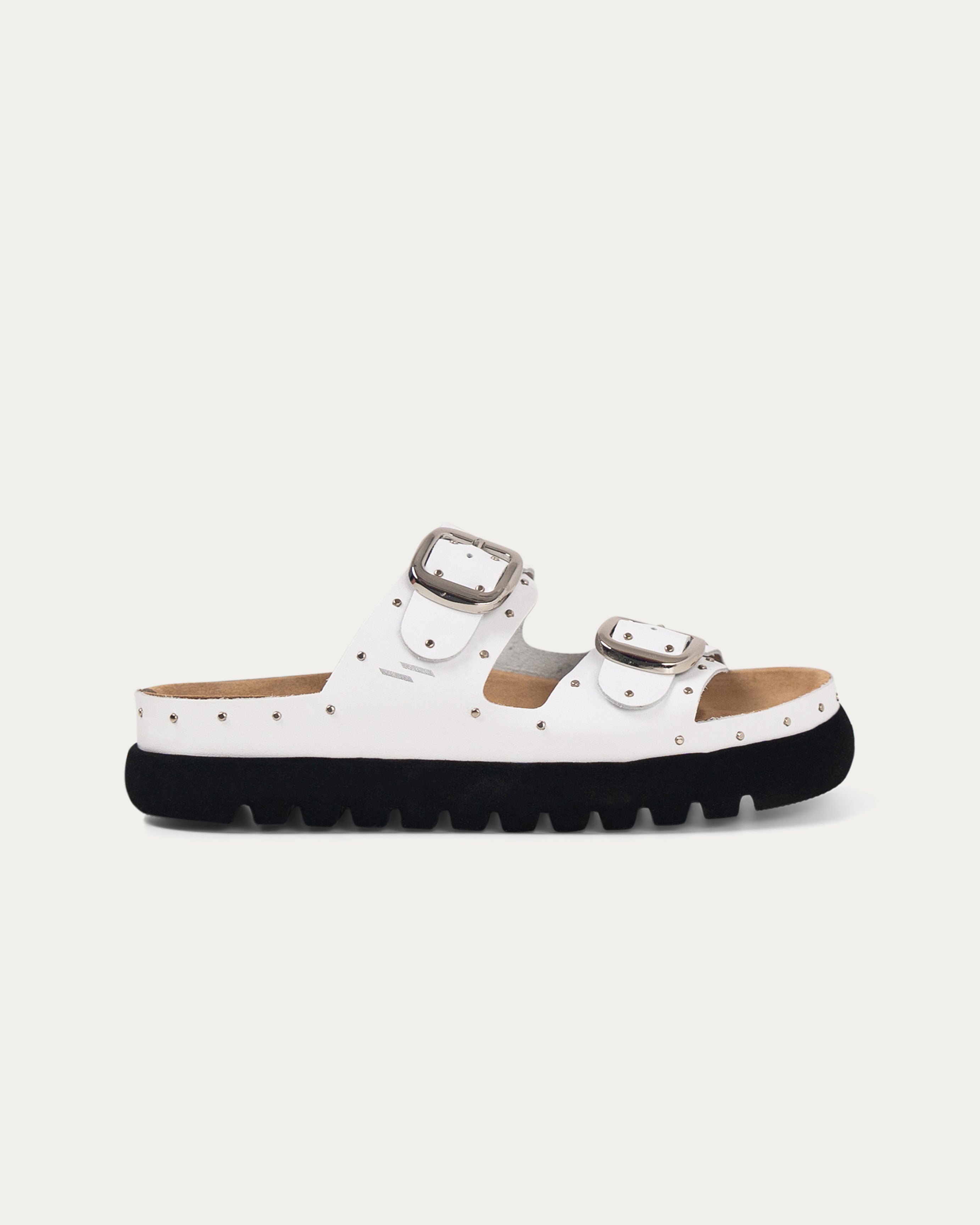 Gaia white slipper - THUNA