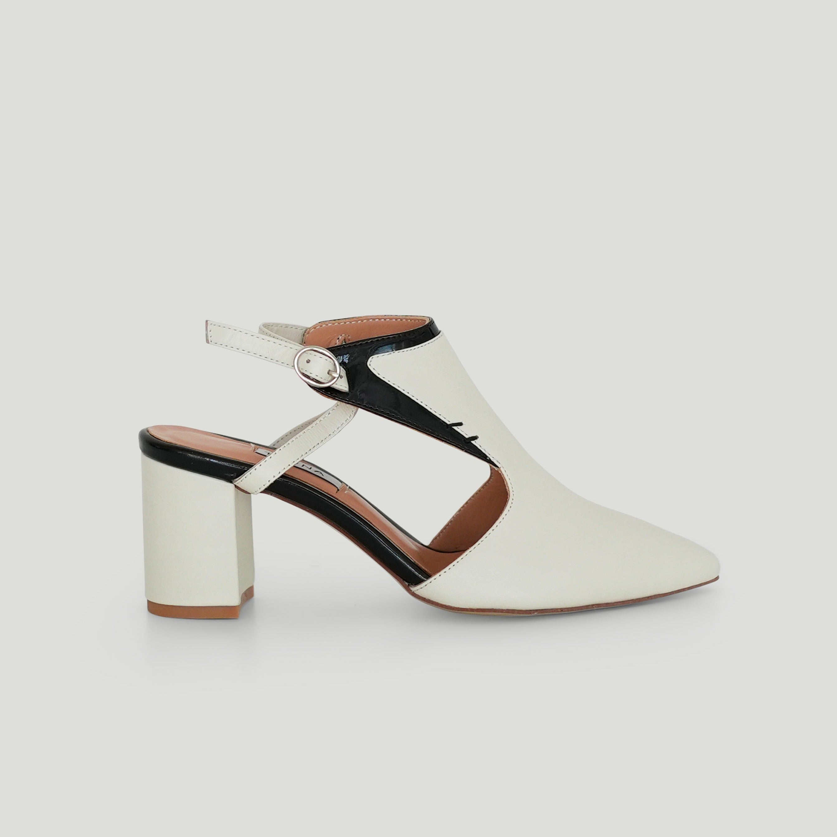 Kadi cream heel - THUNA