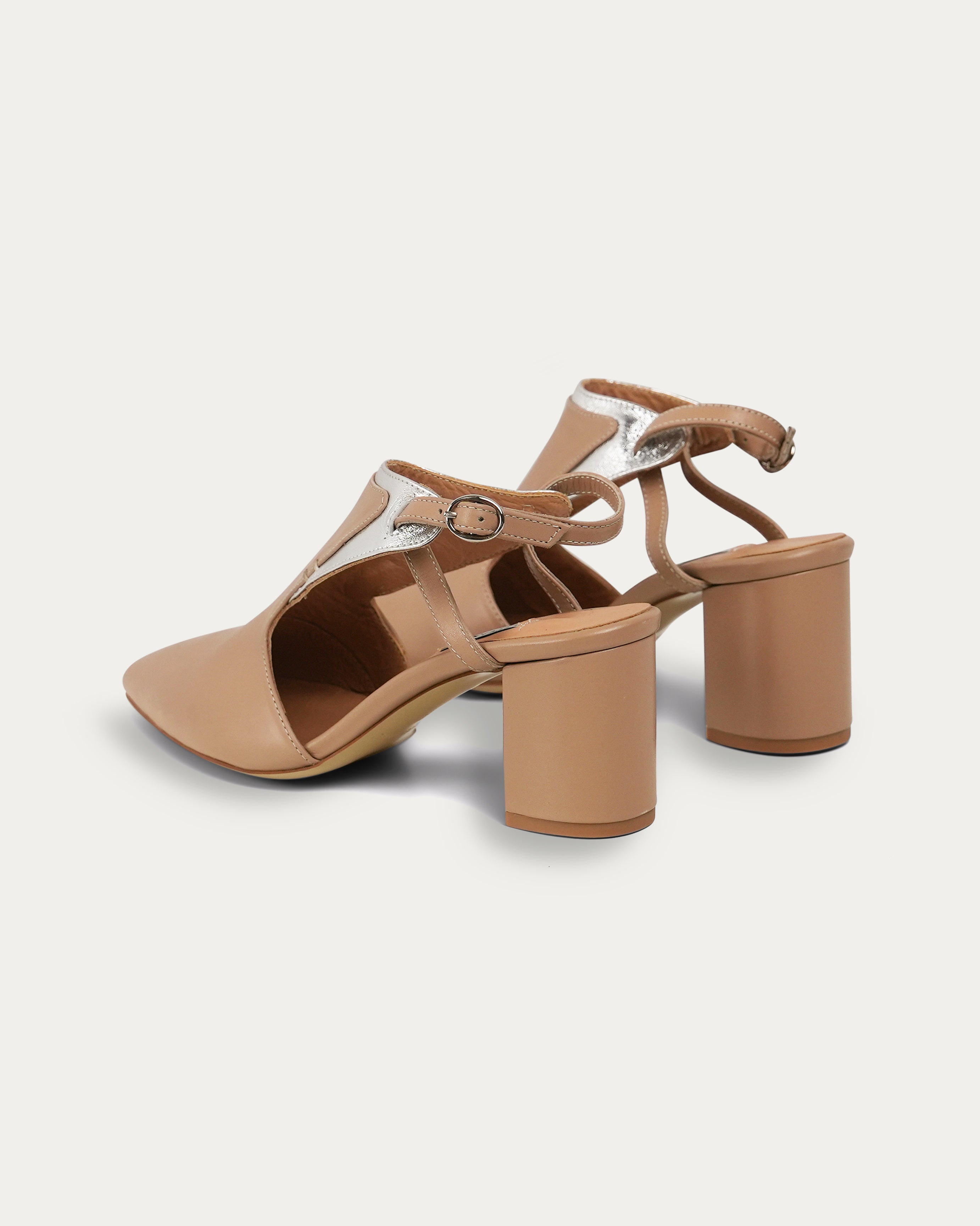 Kadi beige heel - THUNA