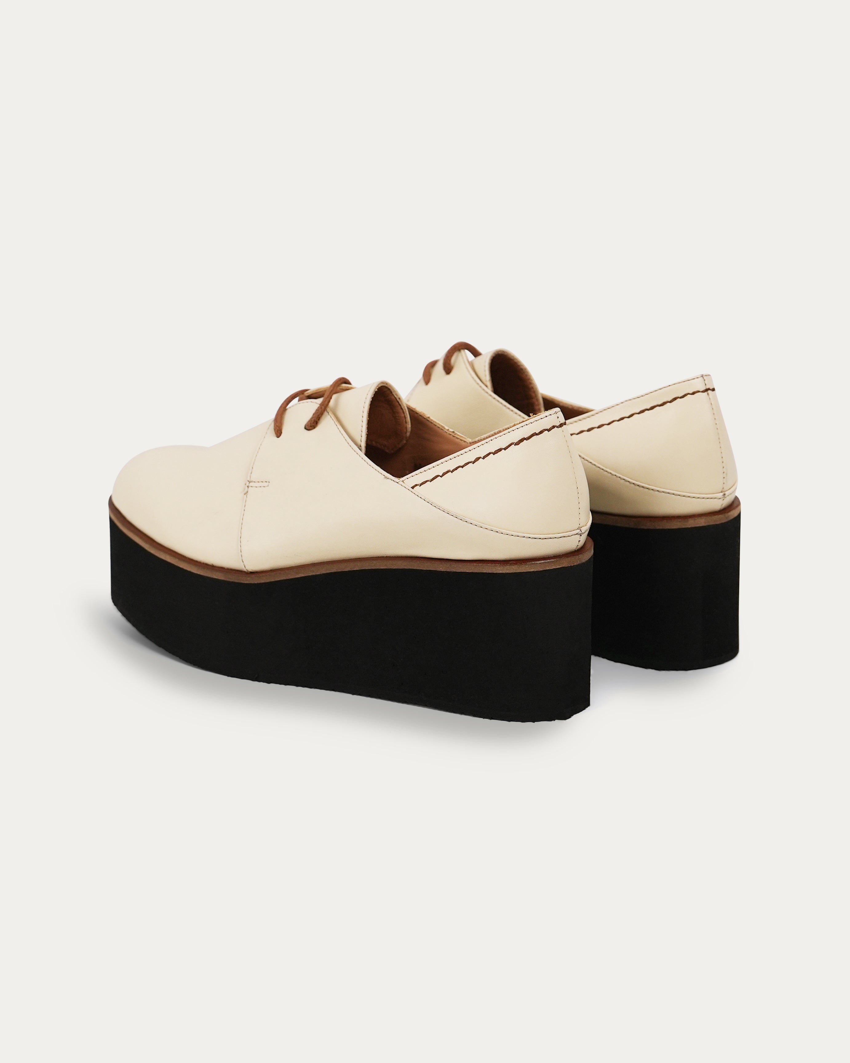 Lima cream platform - Shoes - THUNA