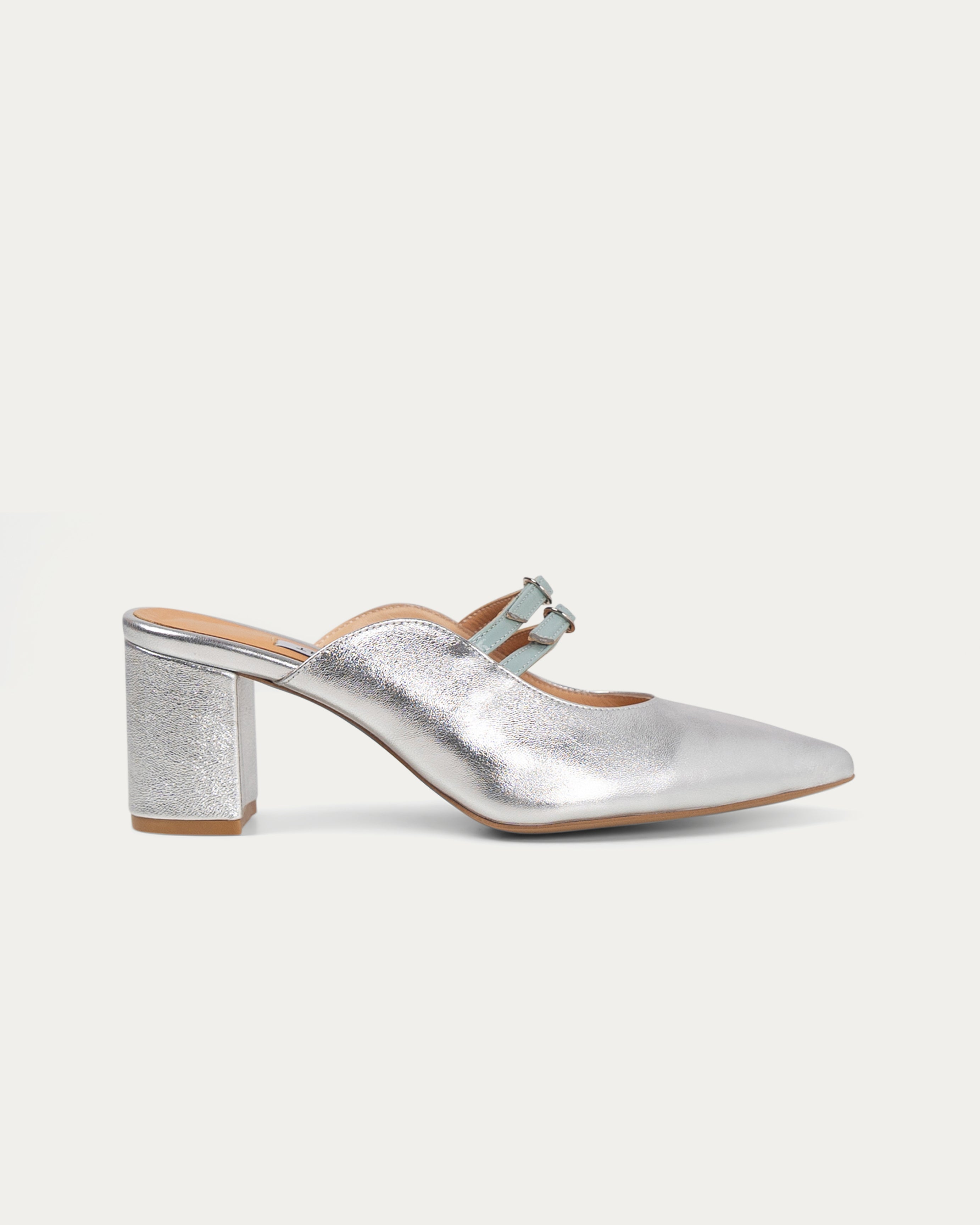 Lora silver heel - THUNA