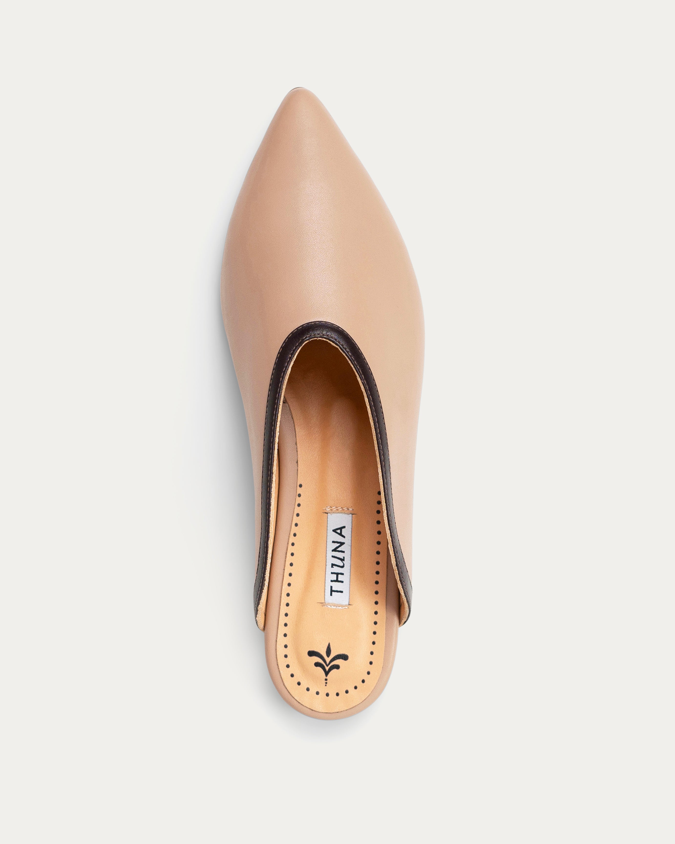 Maive beige mule - mule - THUNA