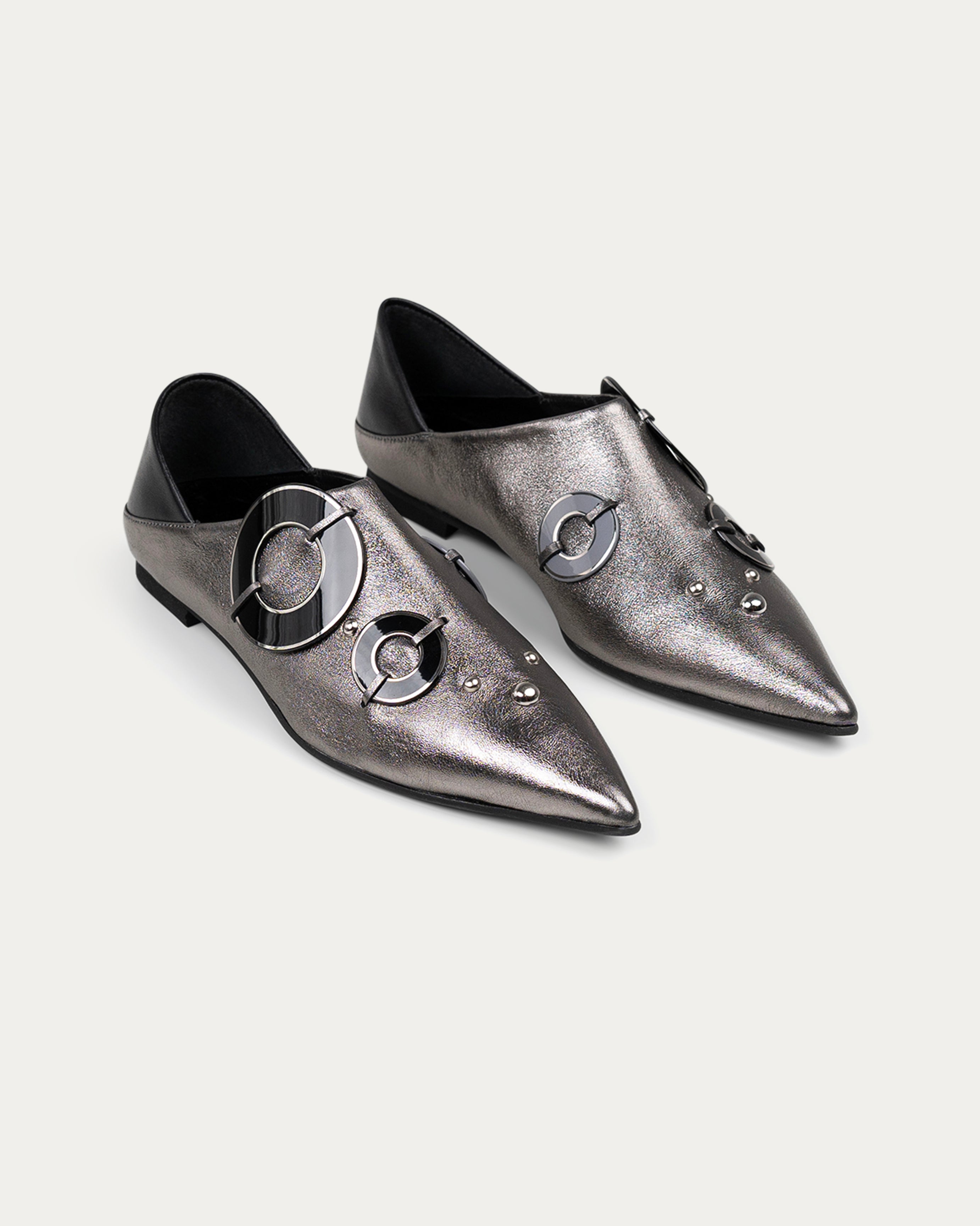 Mawj silver loafer