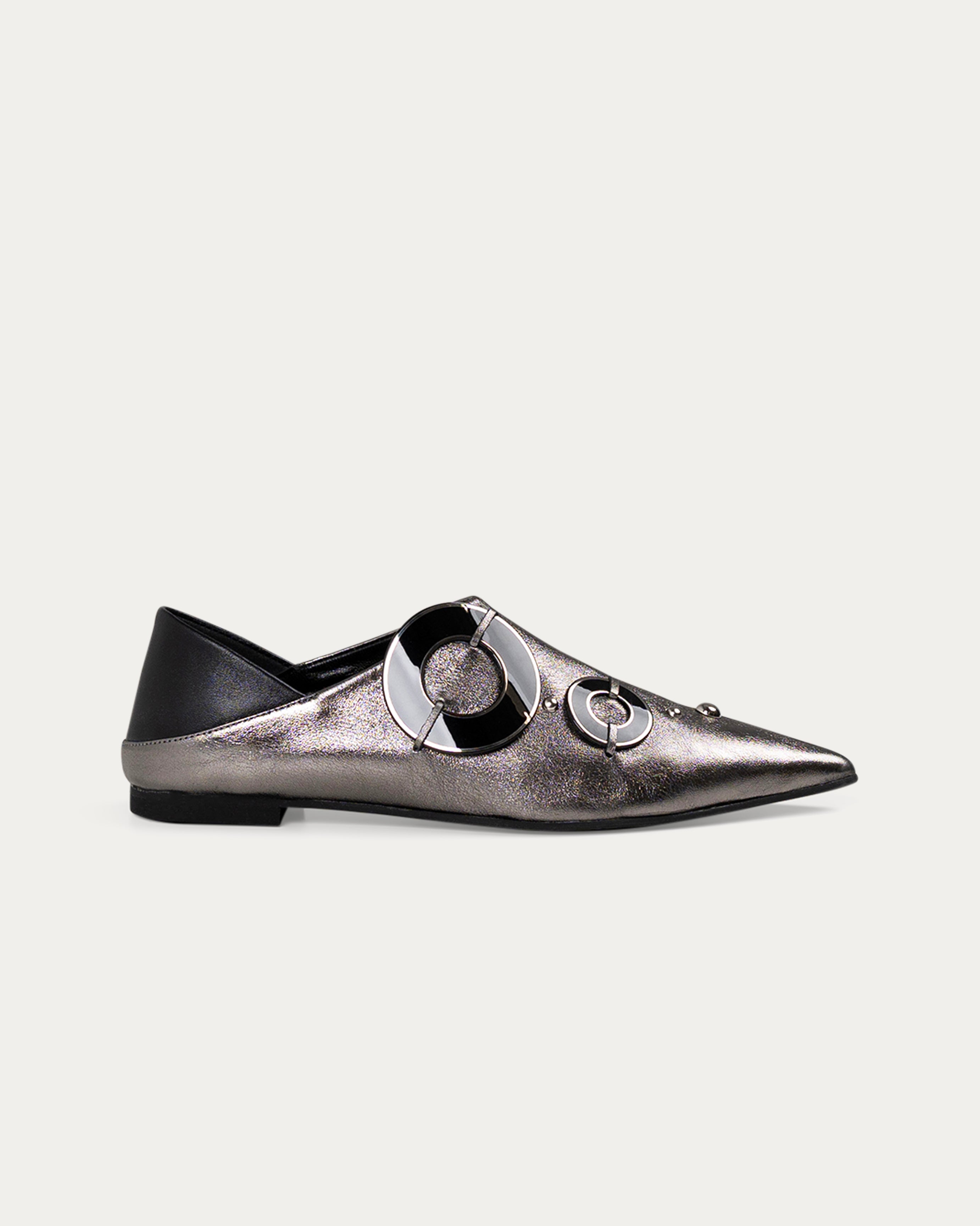 Mawj silver loafer