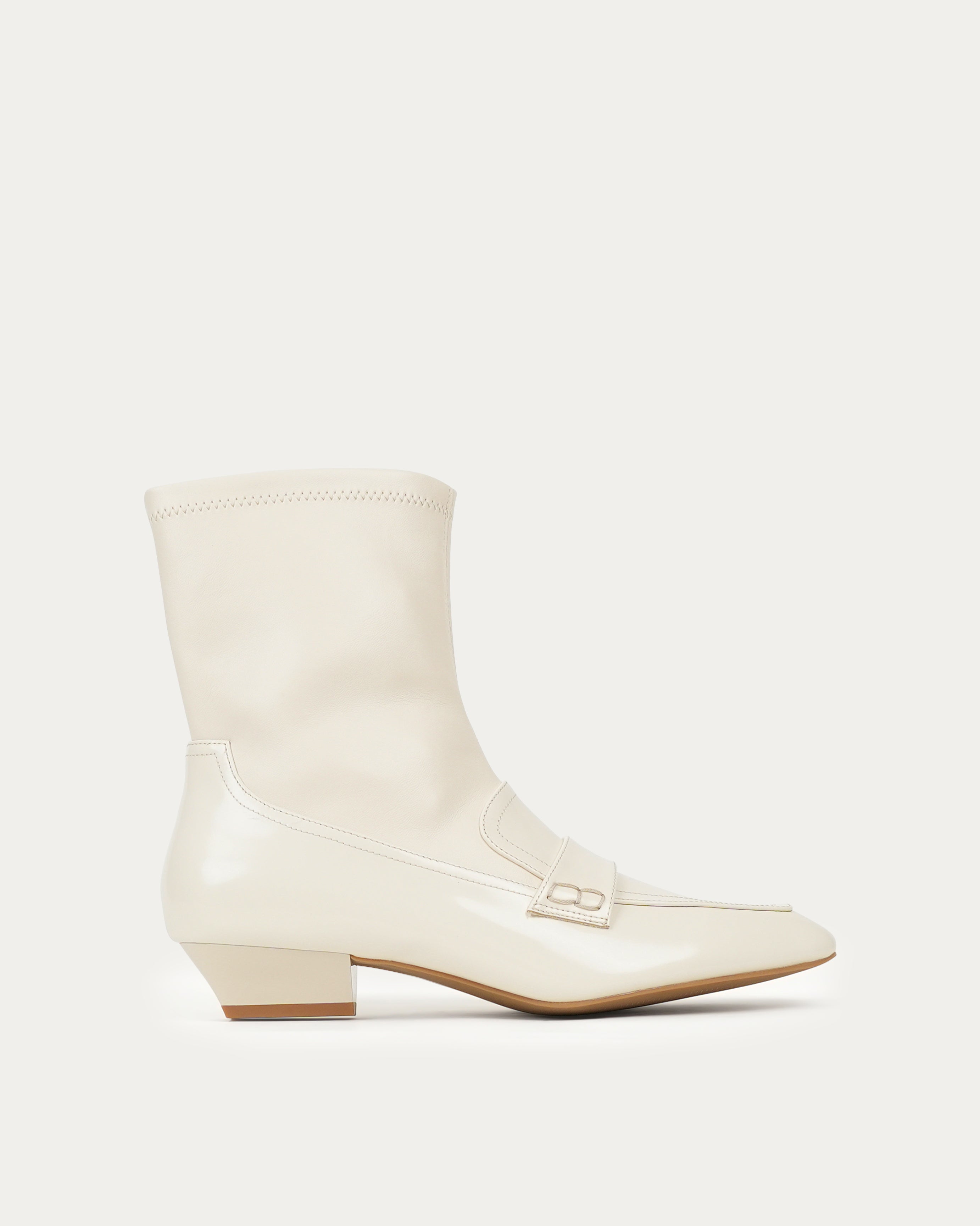 Mercury cream ankle boot