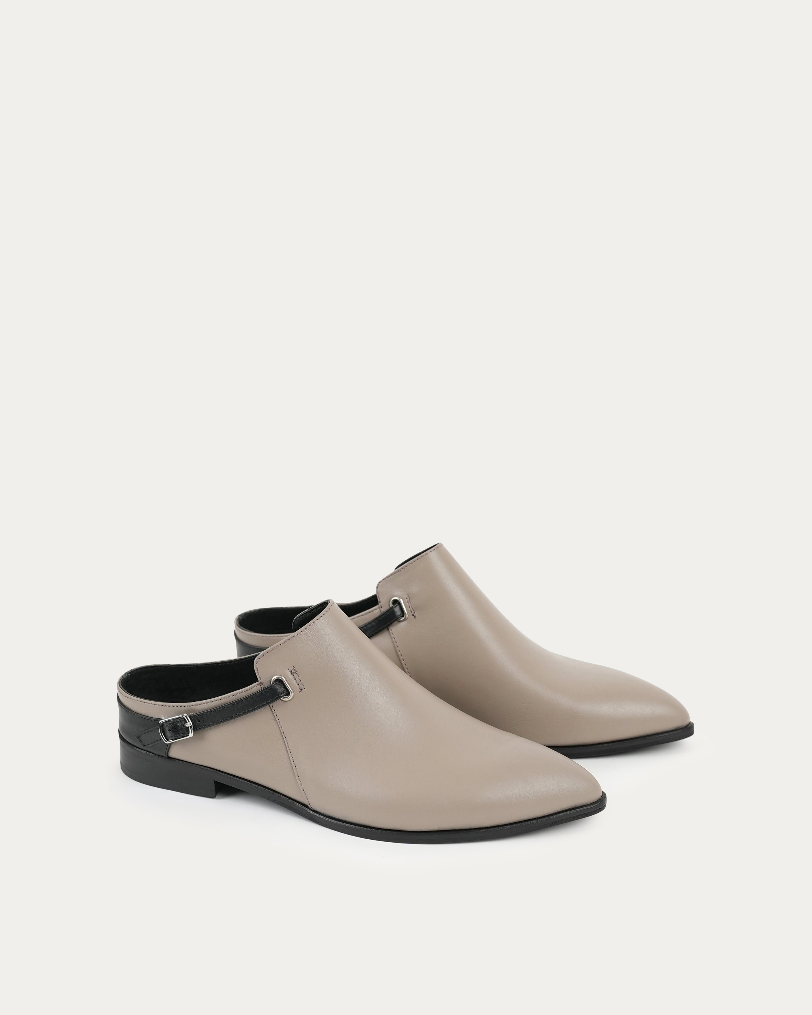 Mira beige mule