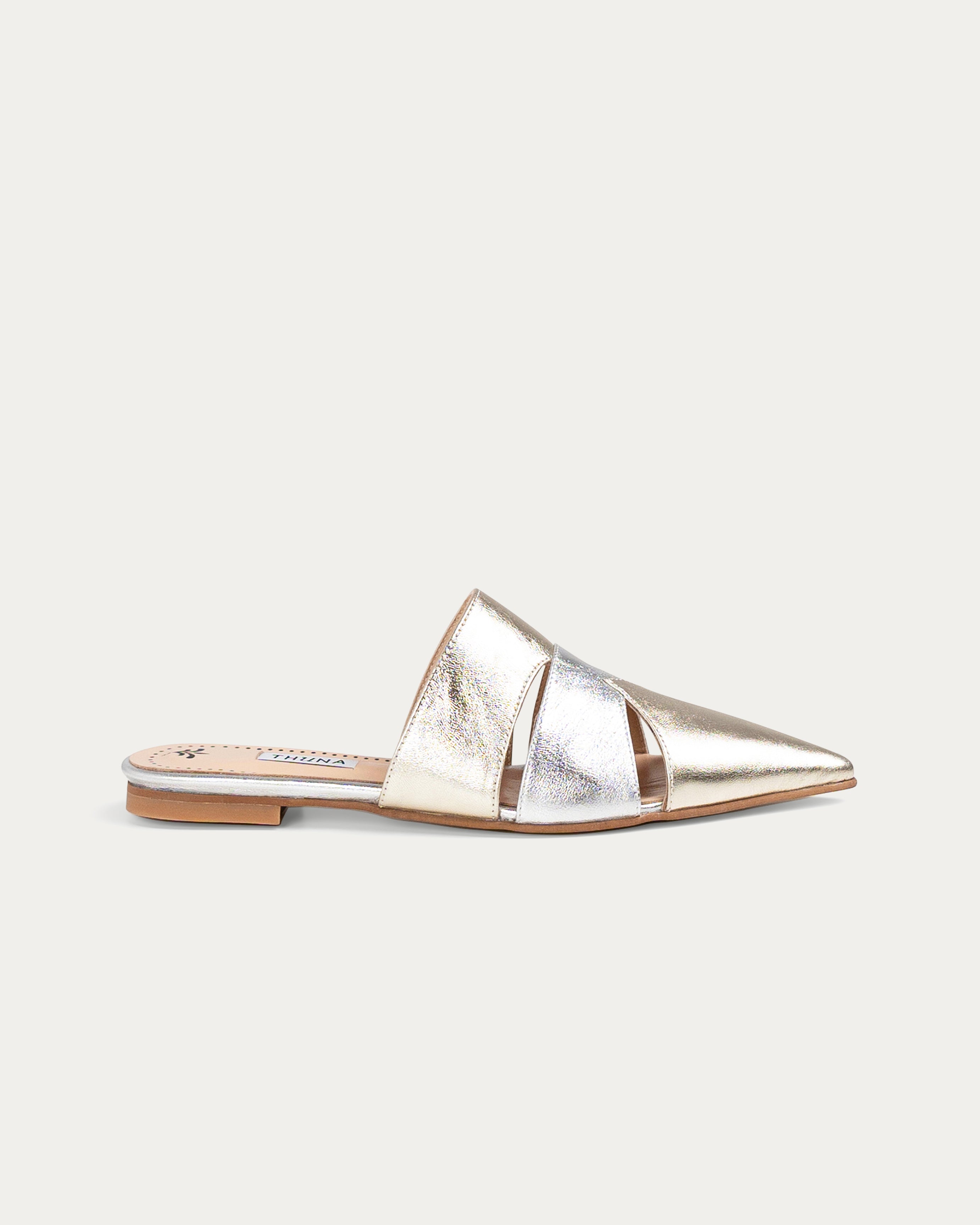 Miraj gold mule - mule - THUNA