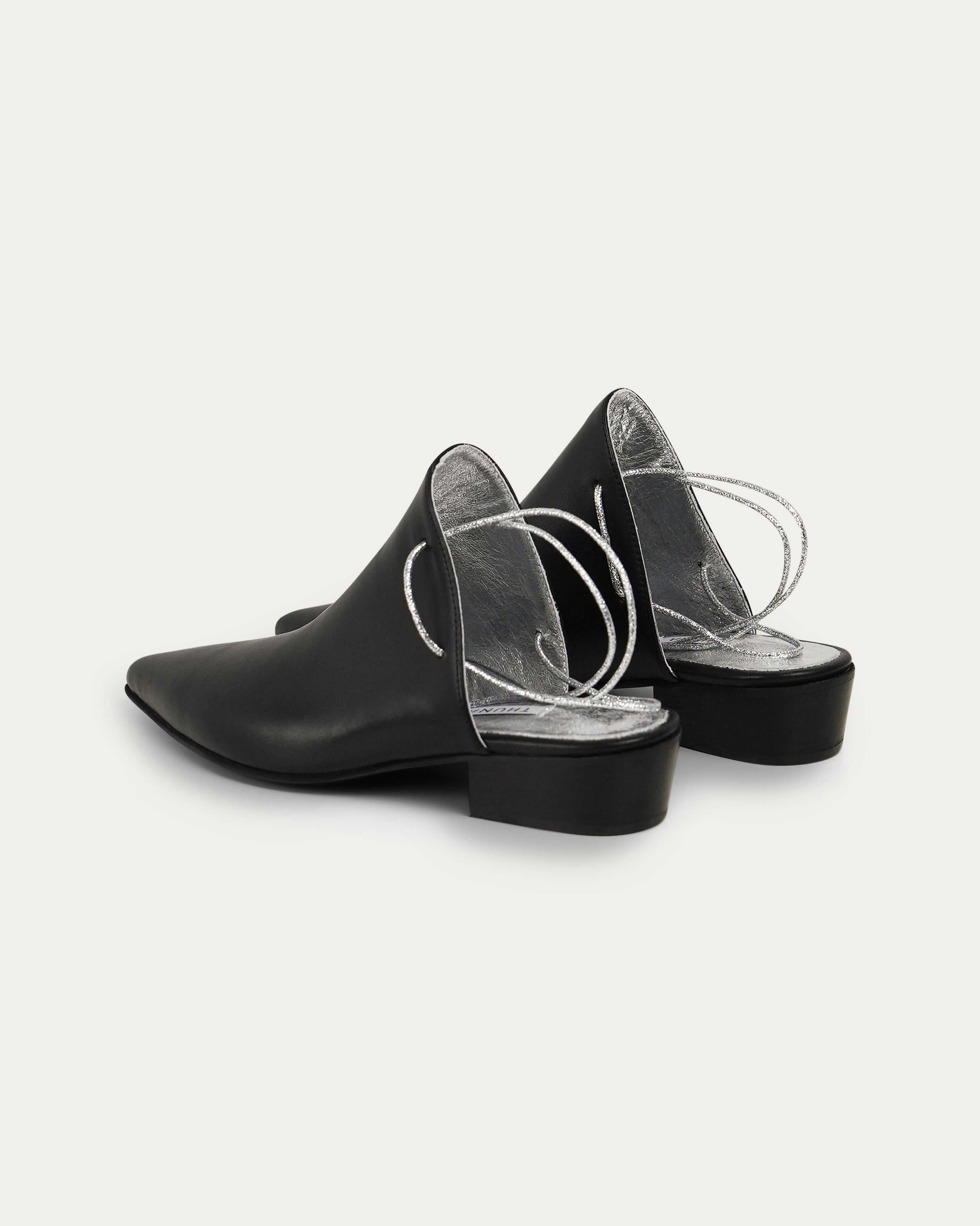 Nawa black sandal - THUNA