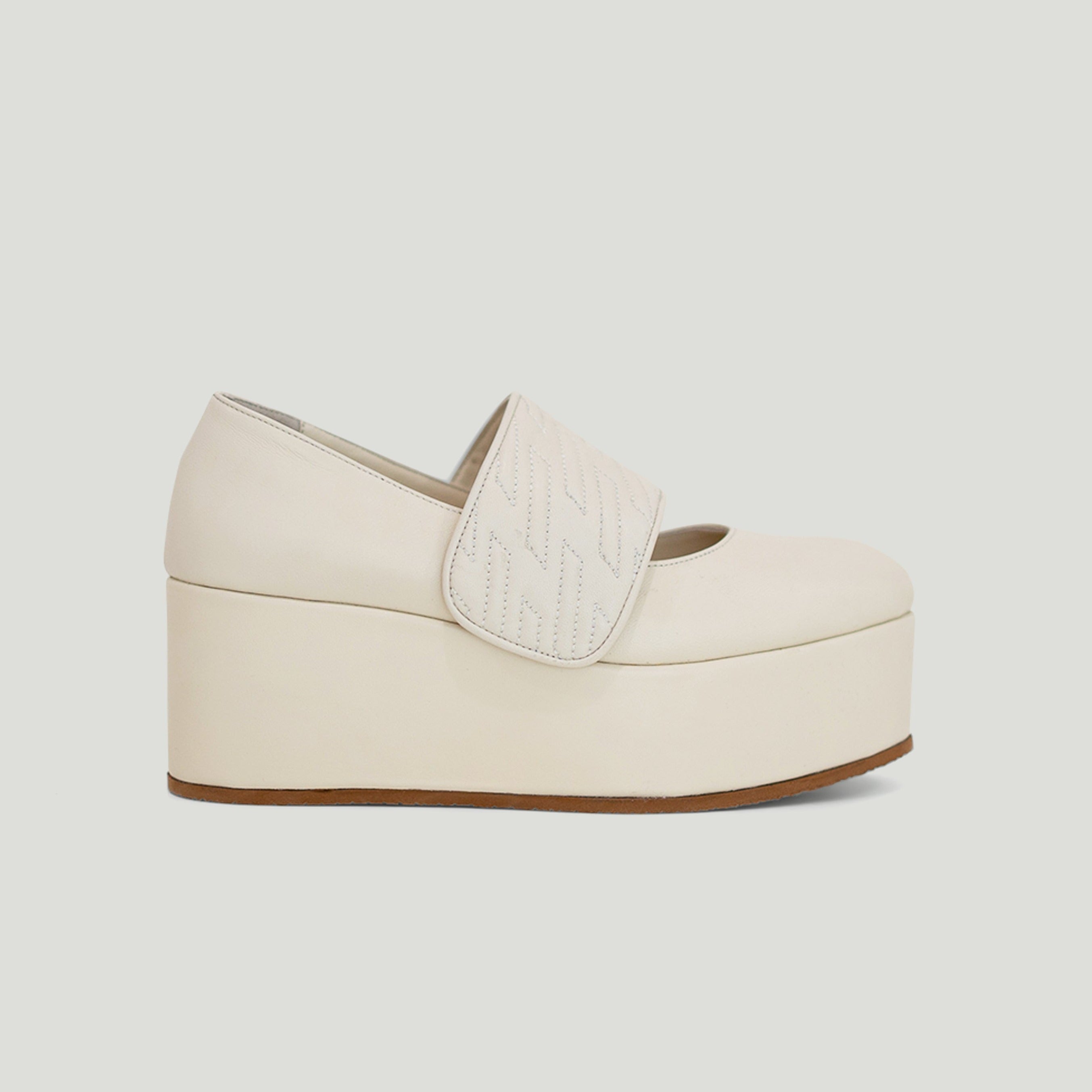 Nayla cream platform - THUNA