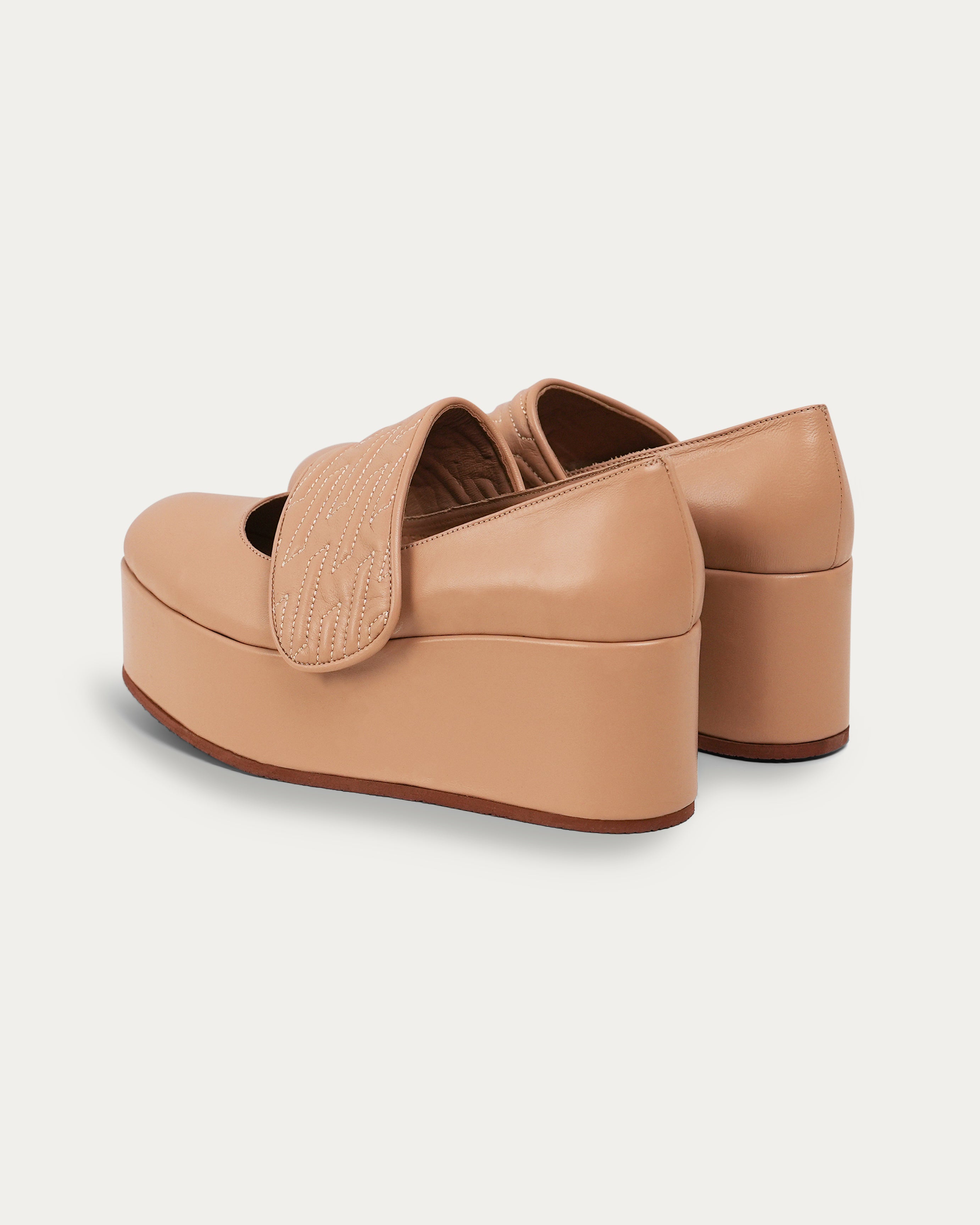 Nayla beige platform