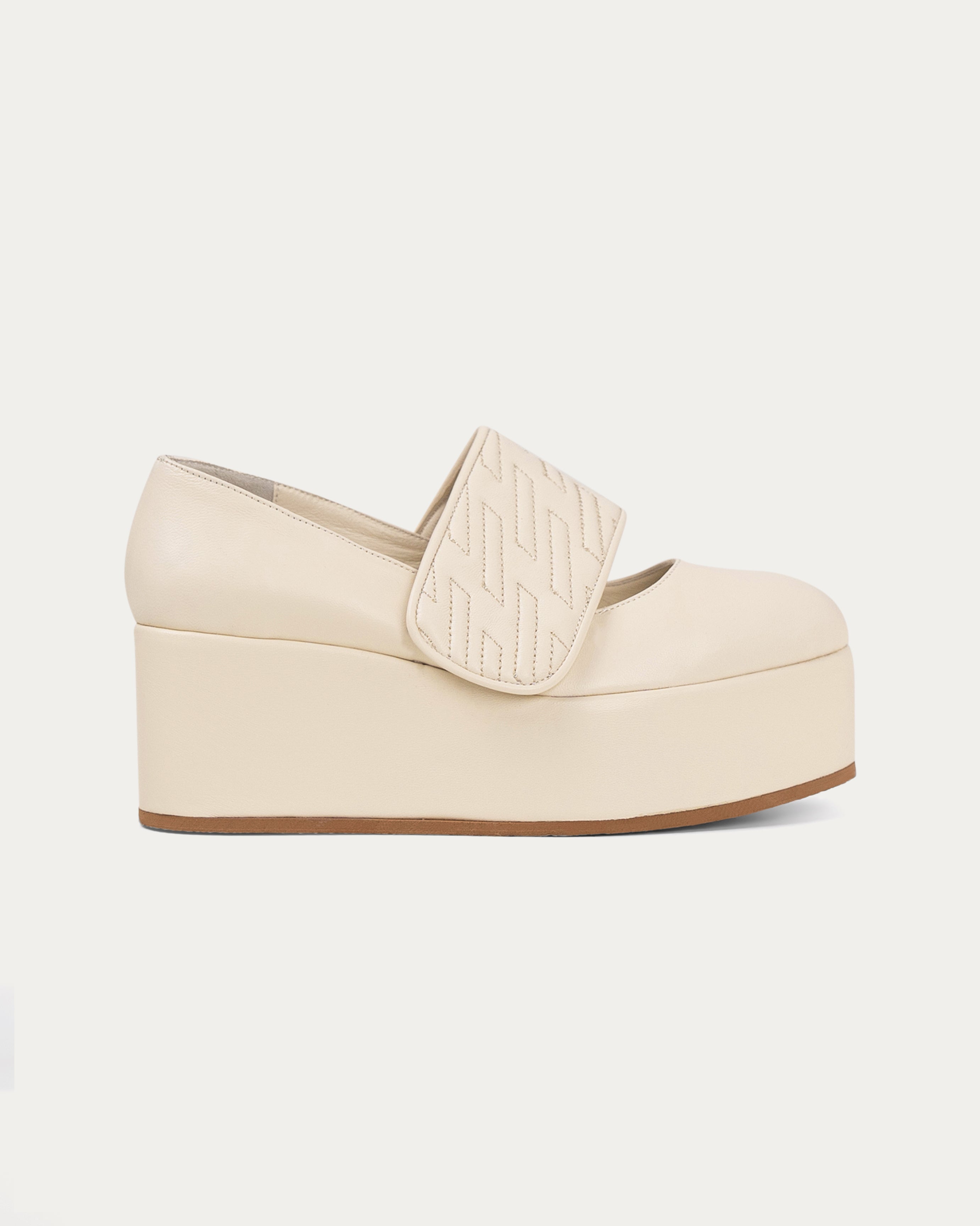 Nayla cream platform - THUNA