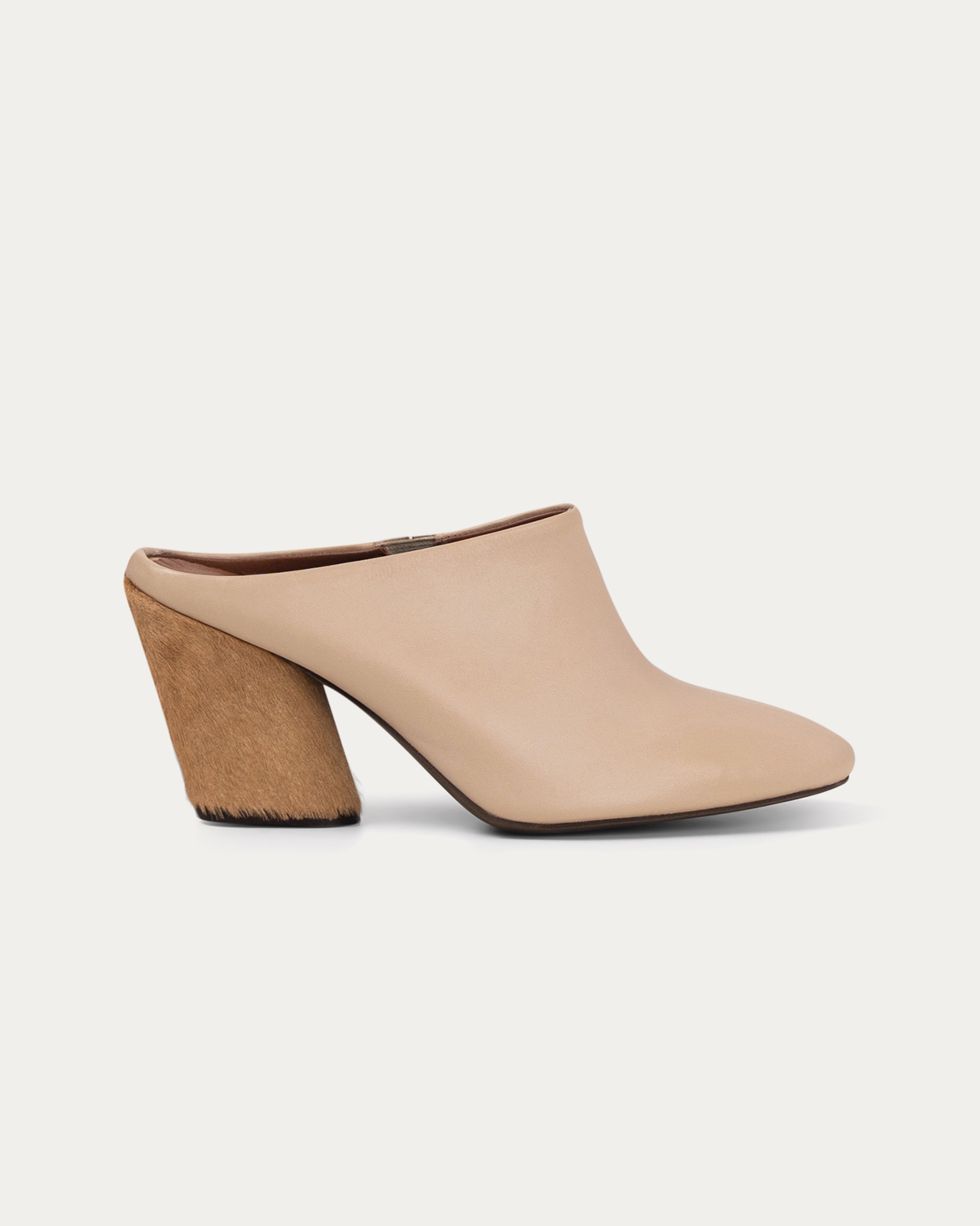 Nima cream heel - THUNA