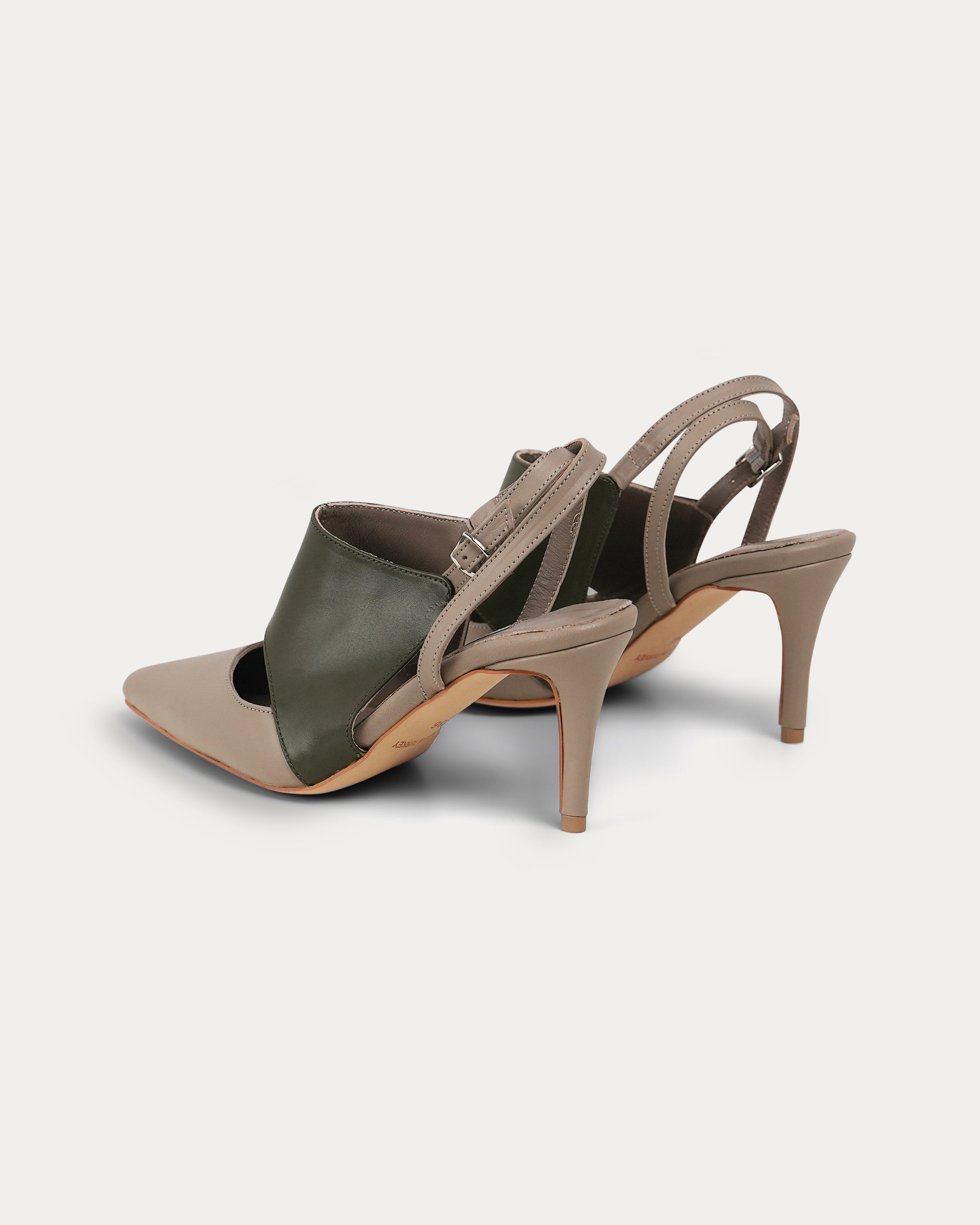 Norma olive heel