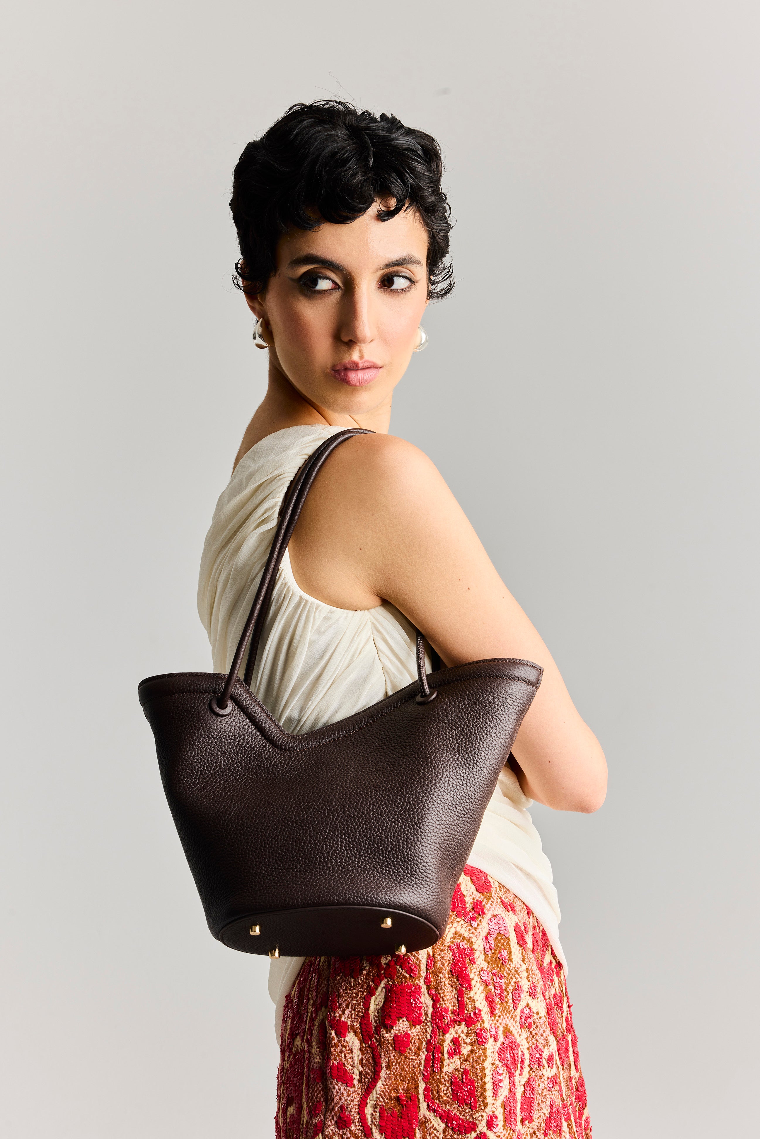 Palma chocolate tote bag