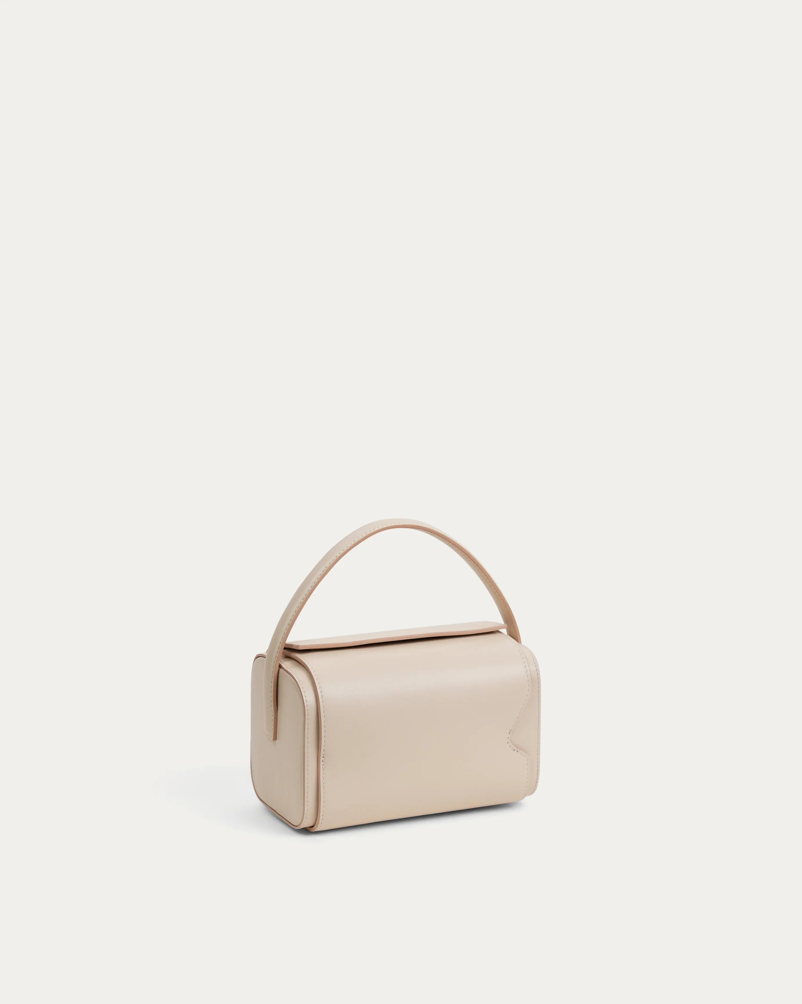 Raia cream leather handbag