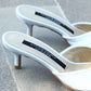 Sienna white heel