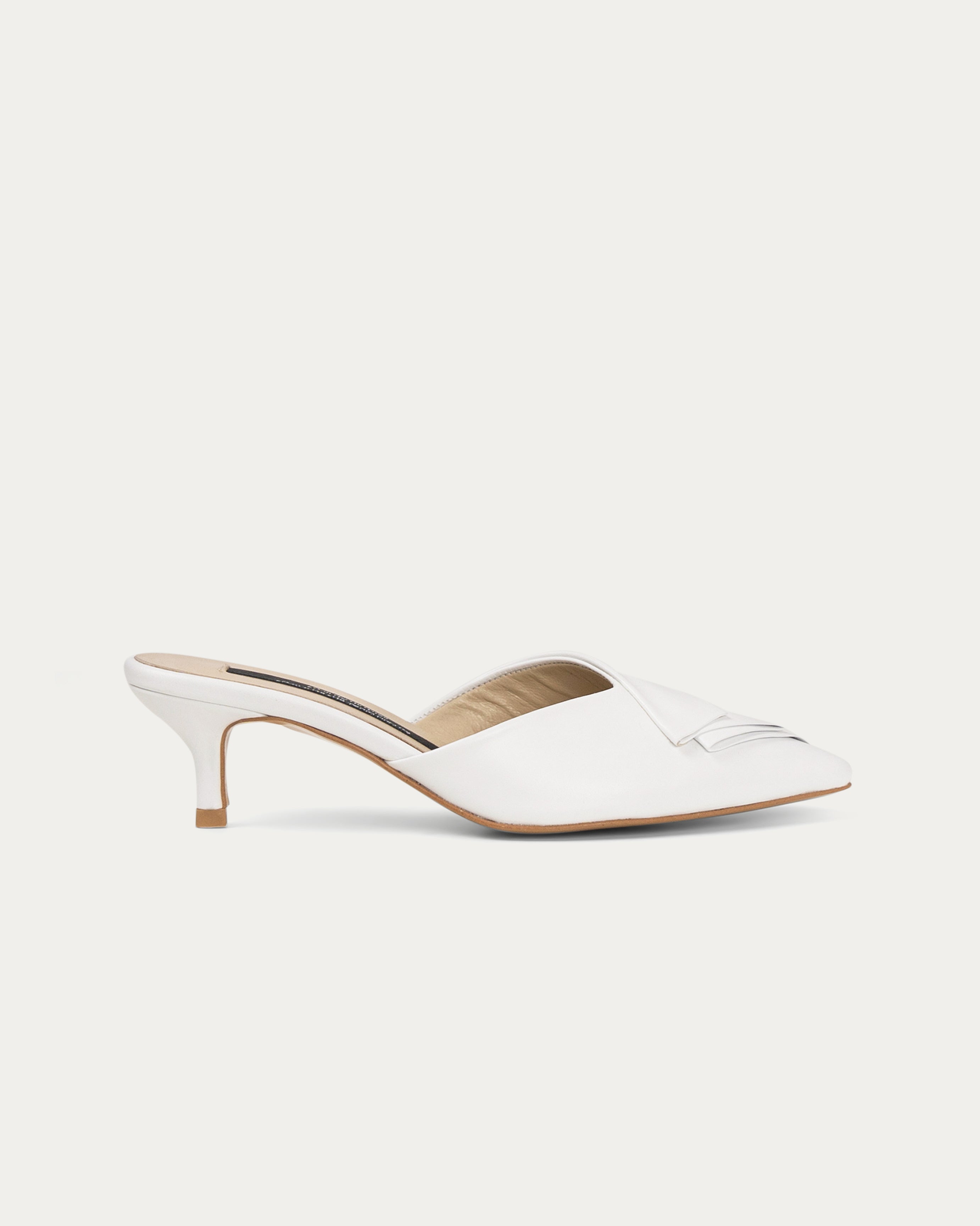 Sienna white heel