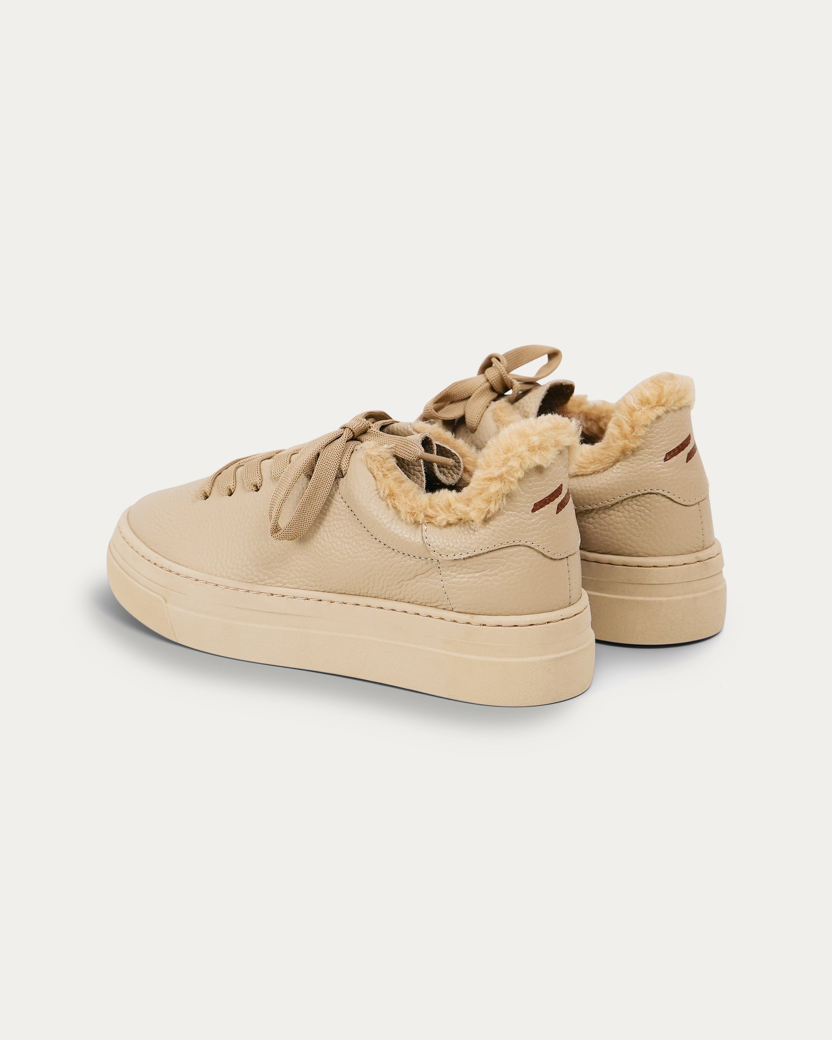 Valeria beige sneaker - sneaker - THUNA